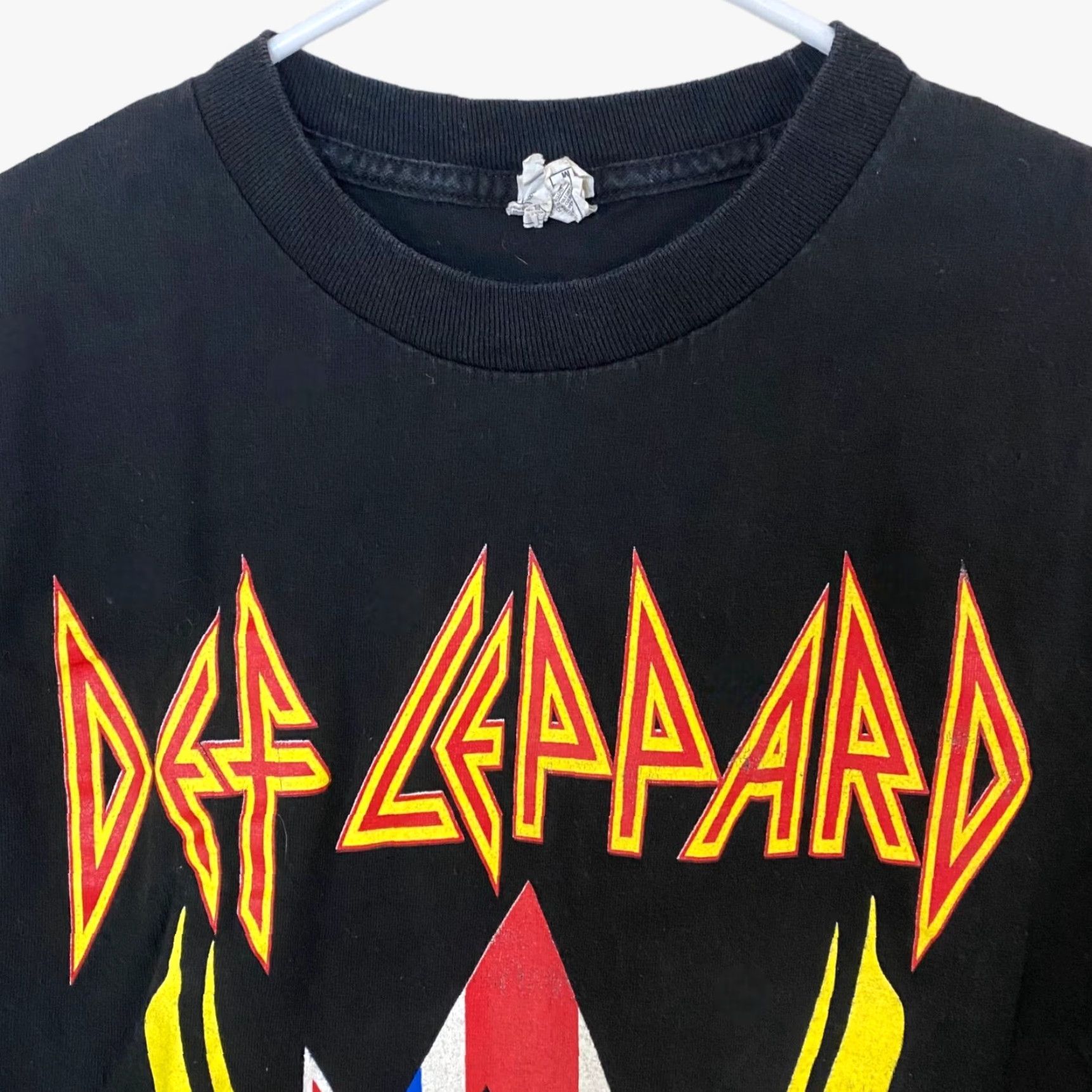 Vintage Def Leppard Poison 2012 Rock Of Ages Tour Concert T Shirt Black Mens Medium M Size US M / EU 48-50 / 2 - 4 Thumbnail