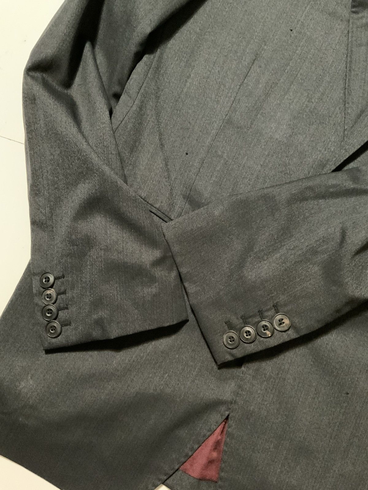 Burberry Burberry London Made In Italy Wool Two Button Blazer Jacket Size 52R - 9 Thumbnail