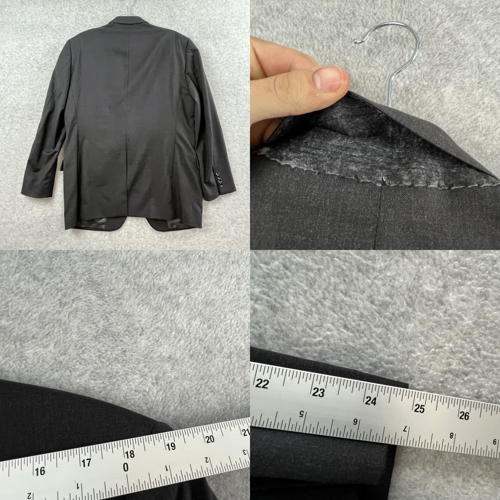 Brooks Brothers Brooks Brothers 1818 Fitzgerald Sport Coat Men 42R Gray Plaid Estrato Trabaldo Sport Coat Jacket/Coat Regular Gray 42 Mens Size US XS / EU 42 / 0 - 9 Thumbnail