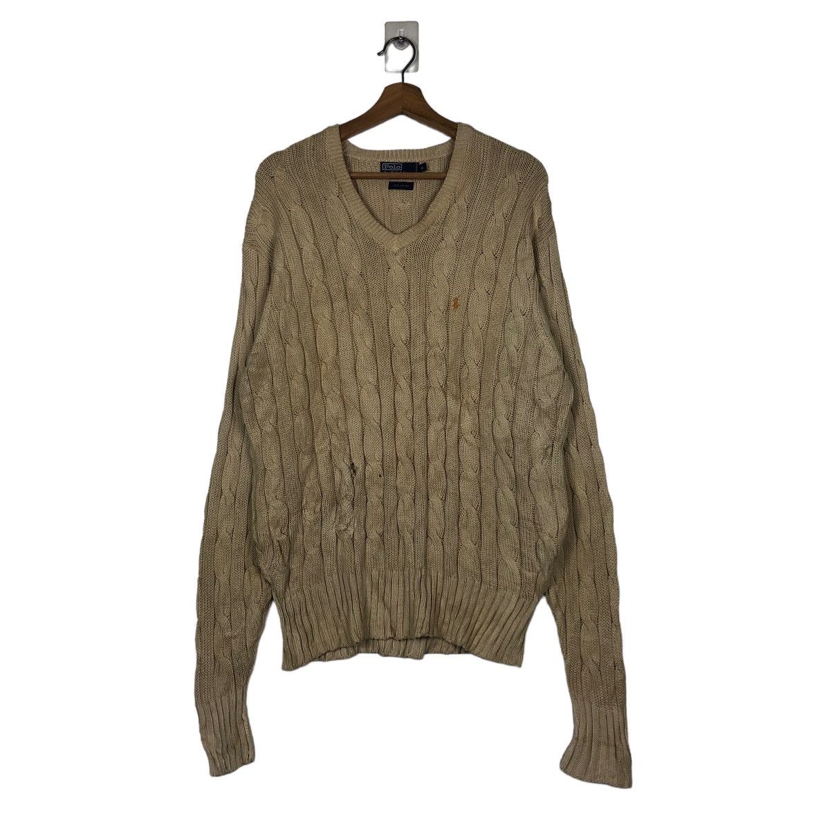 Polo Ralph Lauren 🔥Vintage Knit Sweatshirt Cardigan Polo Ralph Lauren Size US M / EU 48-50 / 2 - 1 Thumbnail