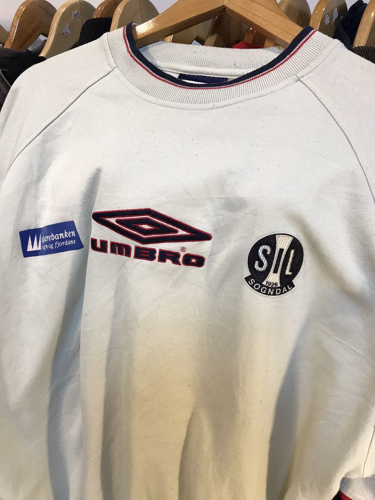 Umbro × Vintage Vintage Umbro Soccer Team Sweatshirt Crewneck Sweater Size US L / EU 52-54 / 3 - 3 Thumbnail