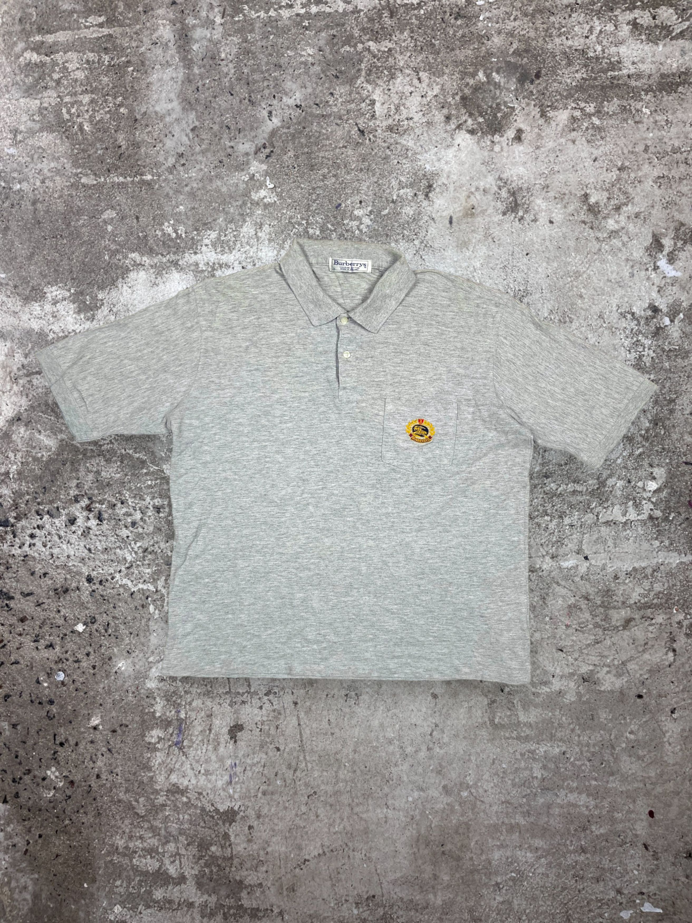 Burberry 1990s BURBERRY'S ARCHIVE VINTAGE BOXY FIT POLO SHIRT - № 211 Size US L / EU 52-54 / 3 - 1 Thumbnail