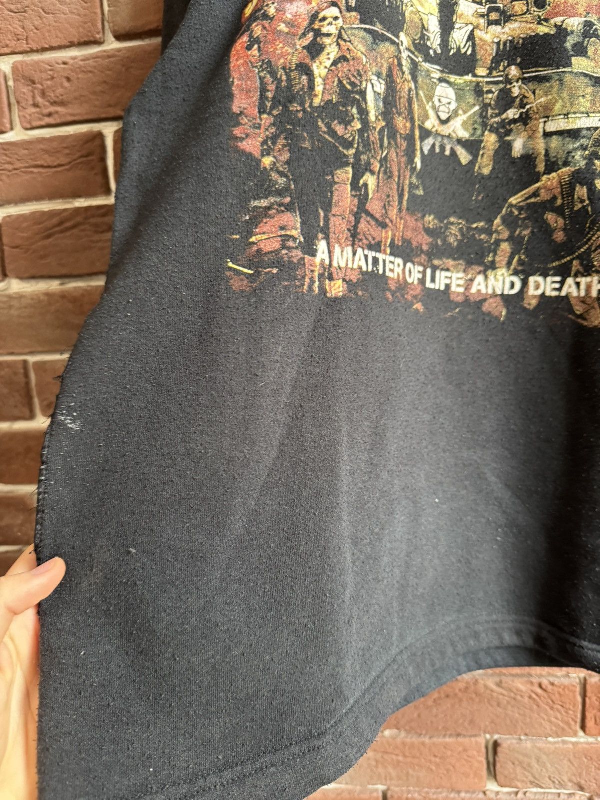 Band Tees Vintage Iron Maiden Matter Of Death Heavy Metal Band Hoodie Size US S / EU 44-46 / 1 - 4 Thumbnail