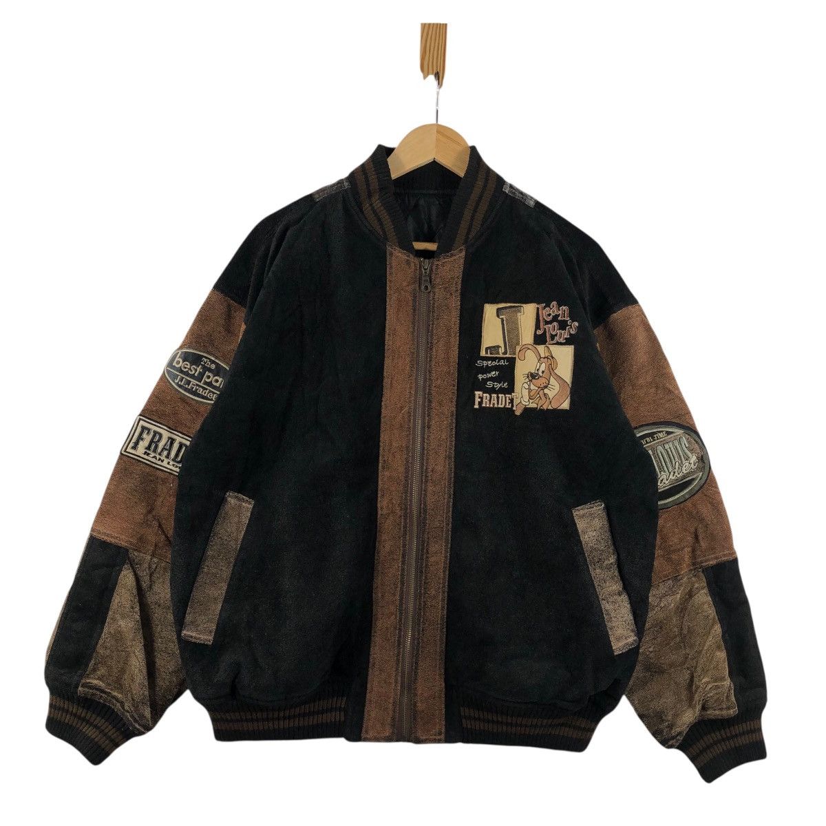 Jean-Louis Scherrer JEAN LOUIS FRADET Cartoon Networks Heavy Coat Jacket Size US XL / EU 56 / 4 - 1 Thumbnail