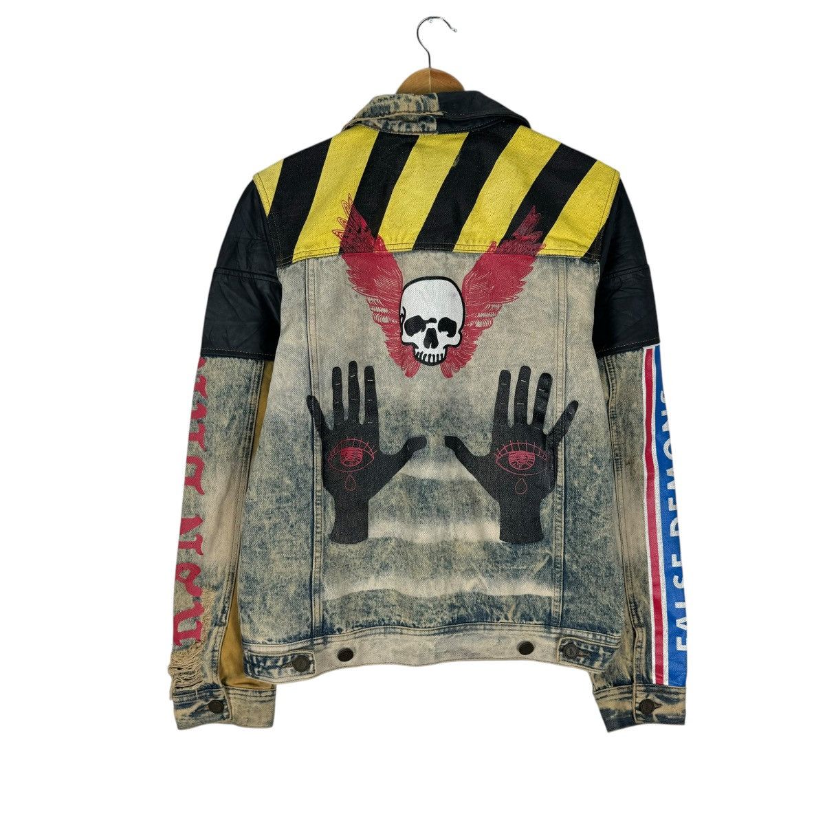 Reason ☀️REASON PATCHWORK DENIM ZIPPER JACKET Size US M / EU 48-50 / 2 - 1 Thumbnail