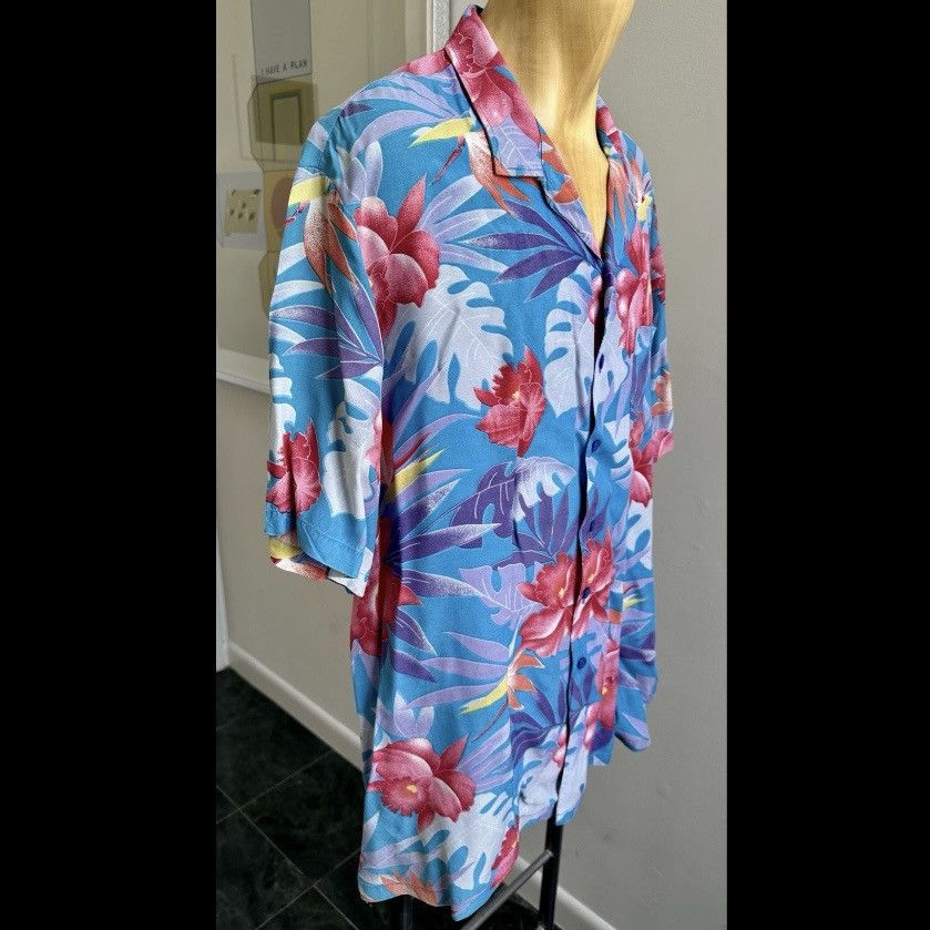 Impulse × Vintage VINTAGE 1990s IMPULSE RAYON HAWAIIAN SHIRT FLORAL MENS XL Size US XL / EU 56 / 4 - 3 Thumbnail