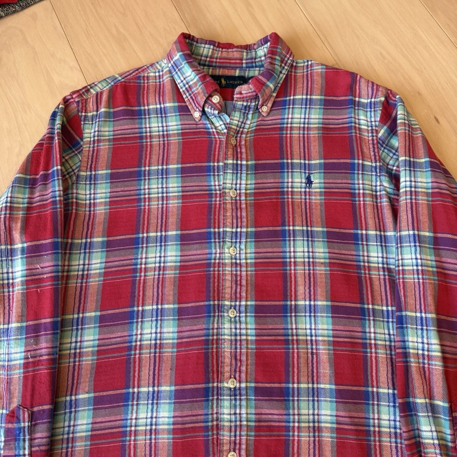 Polo Ralph Lauren Polo Ralph Lauren Flannel Large Multicolor Lined Causal Size US L / EU 52-54 / 3 - 3 Thumbnail