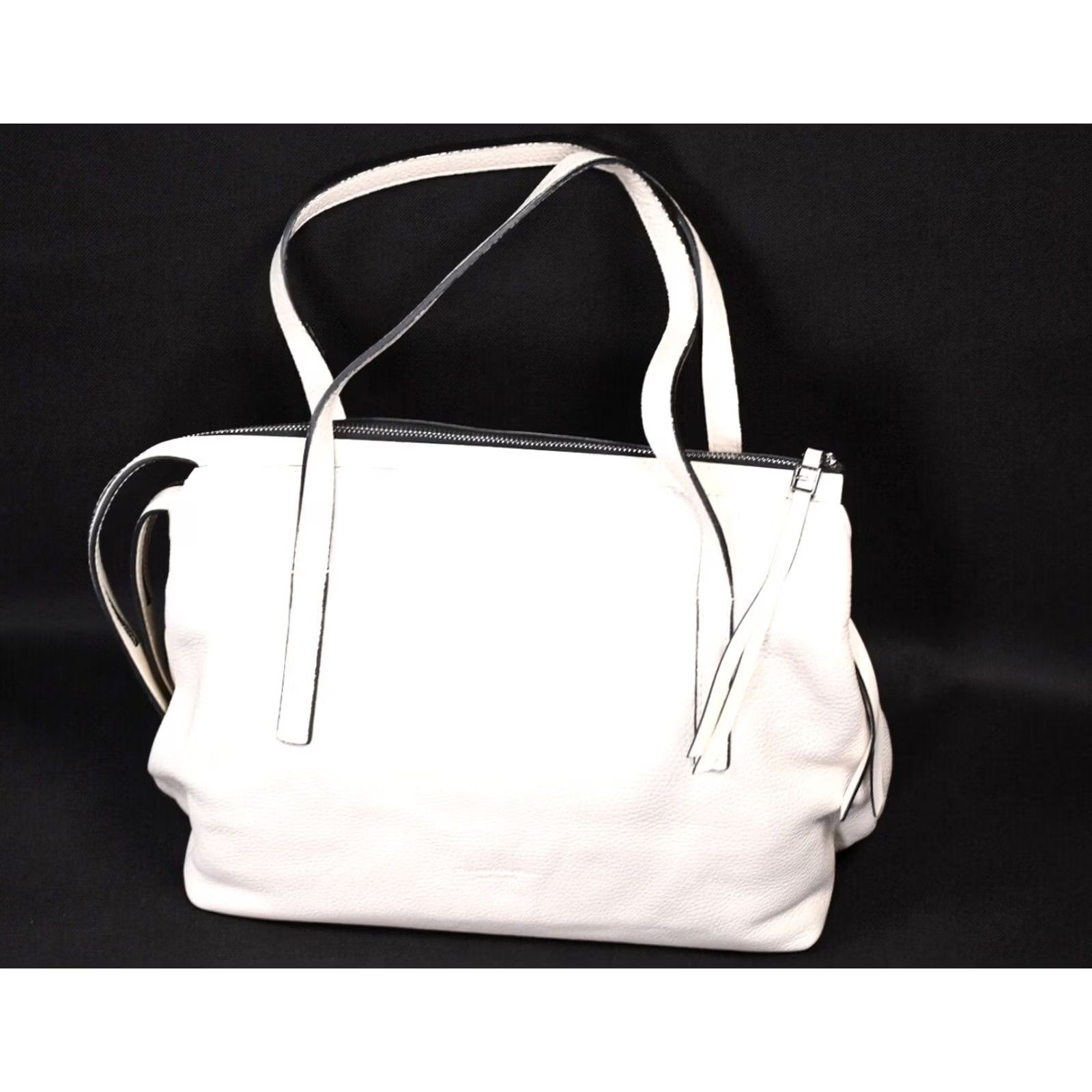 Gianni Chiarini GIANNI CHIARINI Ivory Leather Shoulder Bag Ladies Large Ivory Shoulder Bag Size ONE SIZE - 2 Thumbnail