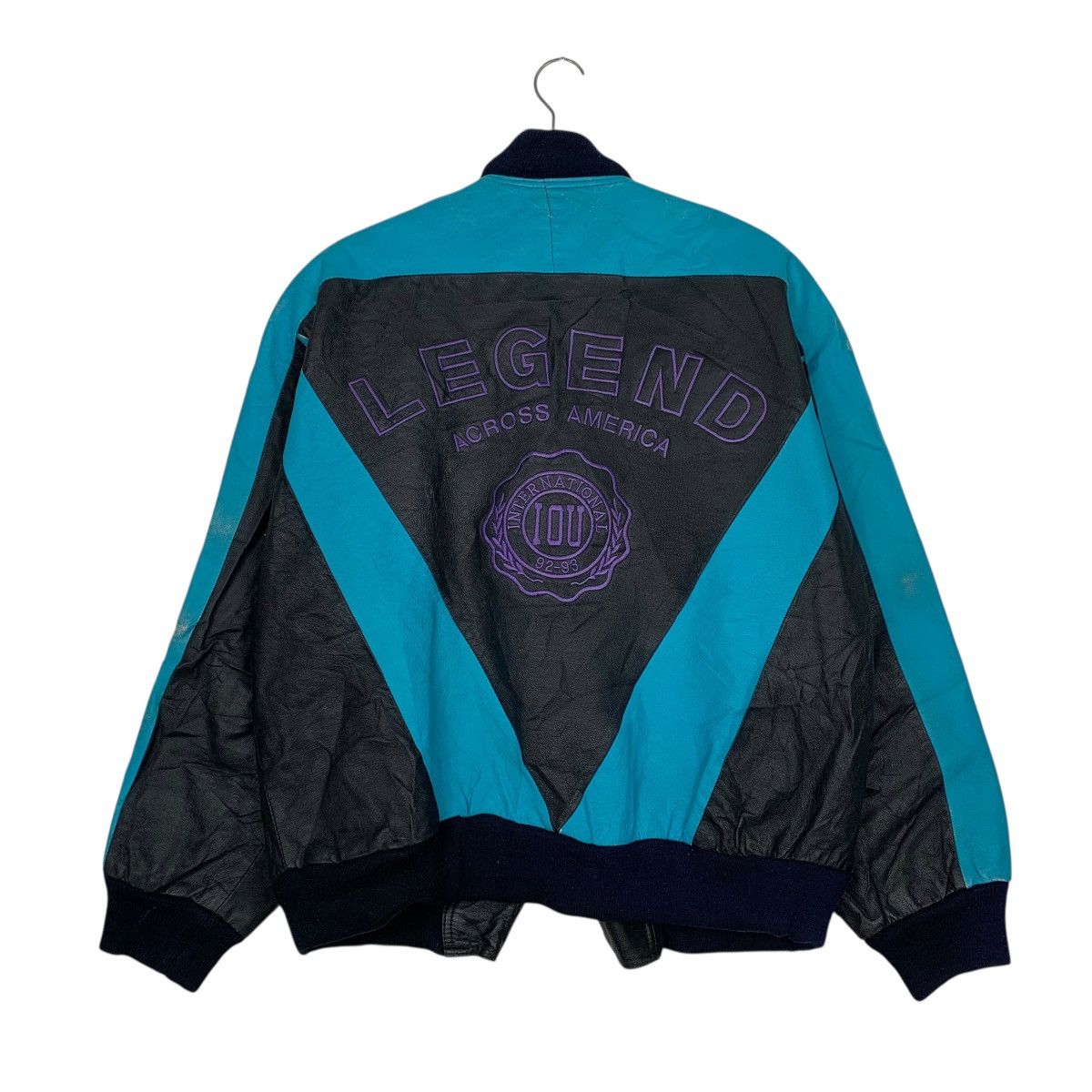 Other Euro Mode IOU Leather Jacket Size US M / EU 48-50 / 2 - 7 Thumbnail
