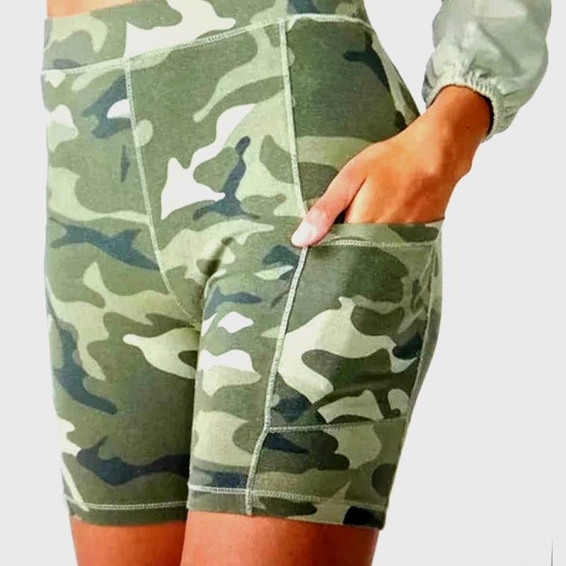 MONROW Monrow Womens Urban Bike Short - Camouflage - size S Size 26" / US 2 / IT 38 - 2 Thumbnail