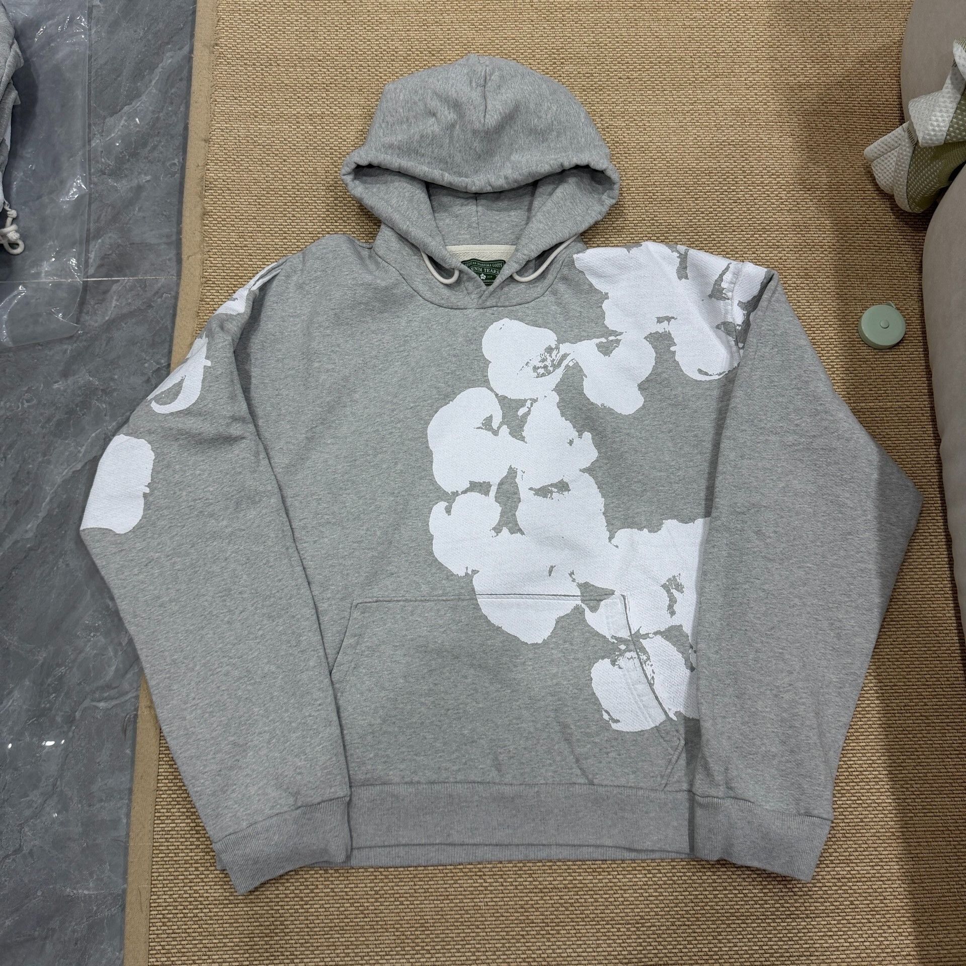 DENIM TEARS Denim Tears Biggie Cotton Fleece Hoodie Size US XXL / EU 58 / 5 - 1 Thumbnail
