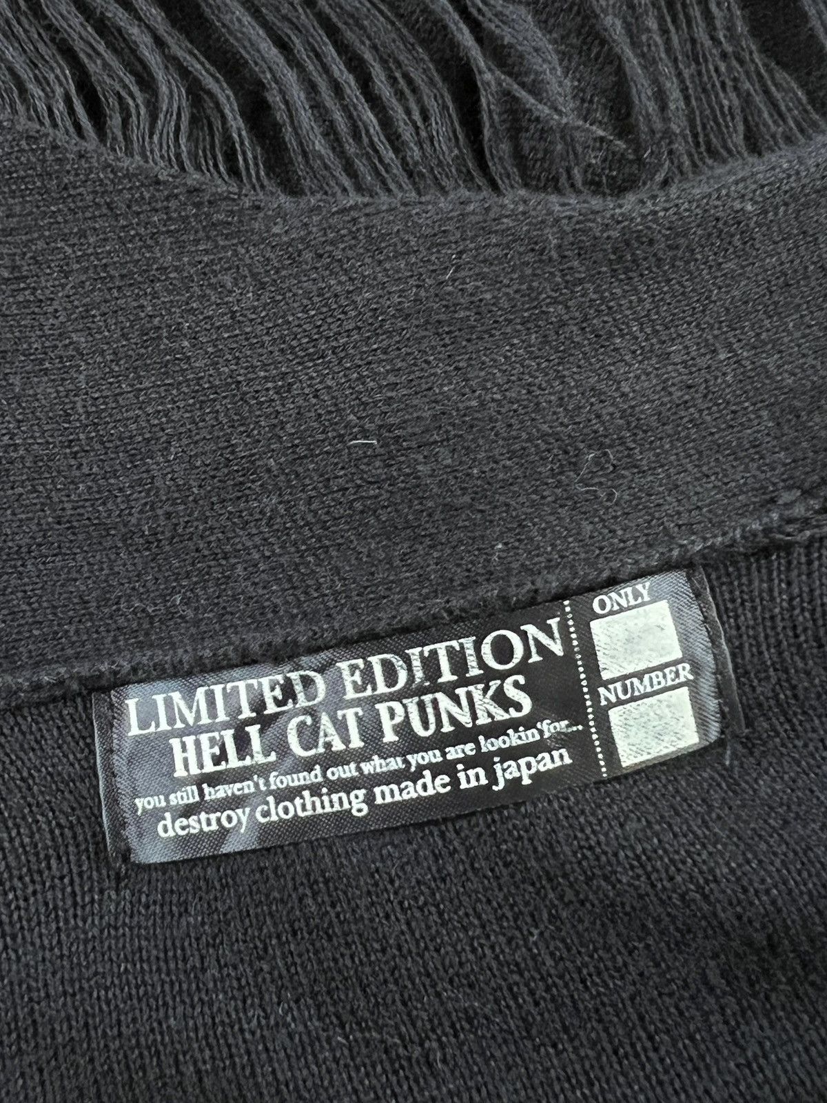 Seditionaries Hell Cat Punks Distressed Goth Cardigan Undercover Size US M / EU 48-50 / 2 - 14 Thumbnail