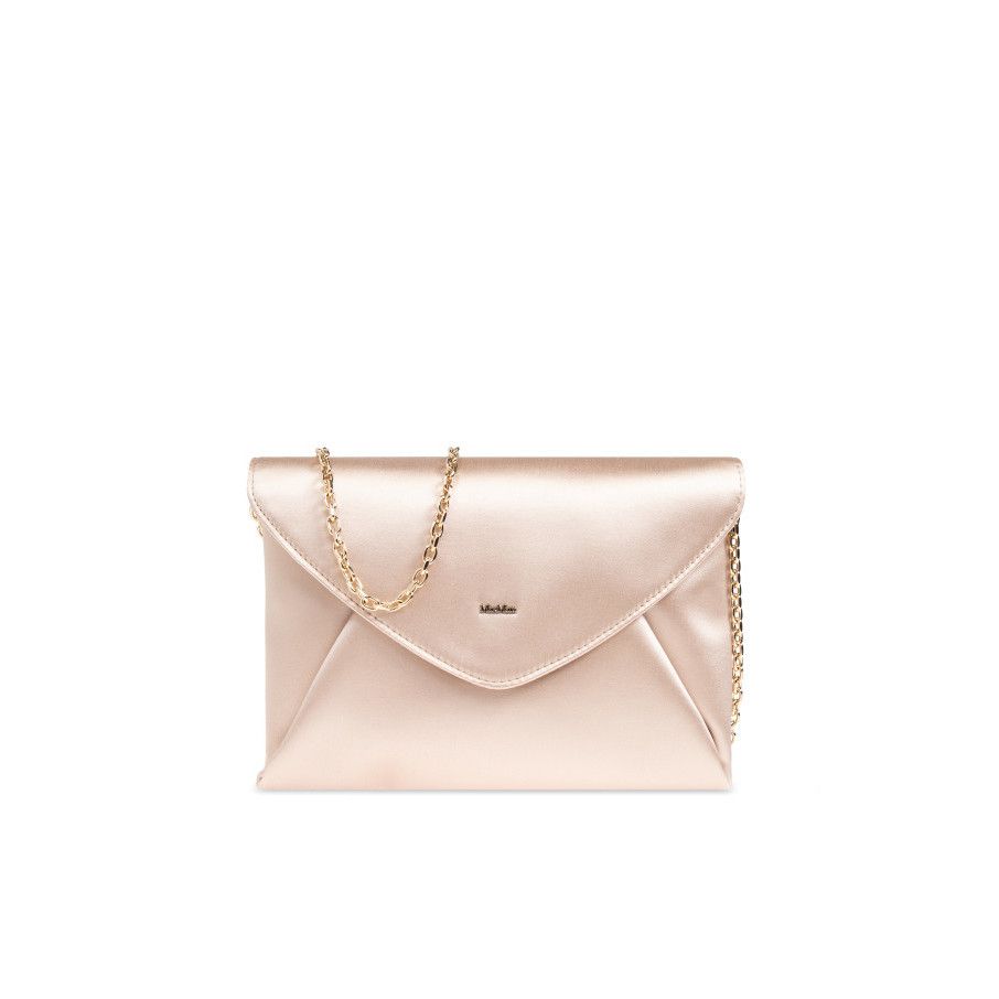 Max Mara MAX MARA Envelope Beige Satin Shoulder Bag New And Authentic Size ONE SIZE - 1 Thumbnail