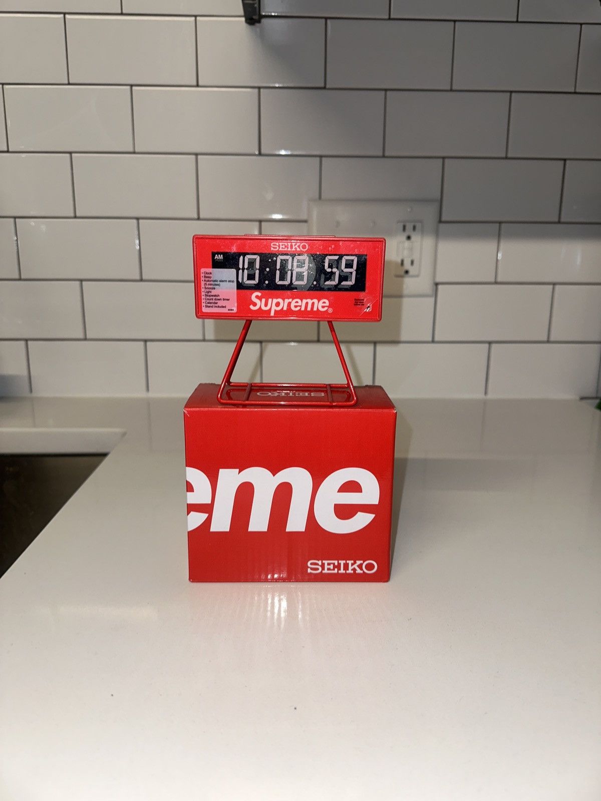 Supreme / Seiko Marathon Clock /