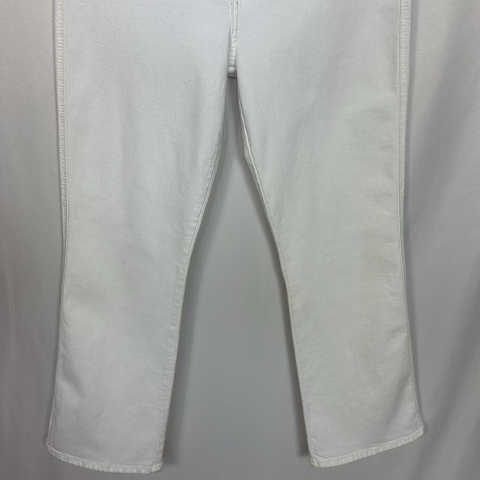 Designer Joe’s Jeans High Rise Crop Bootcut Jeans Size 31 White Size 31" - 8 Thumbnail