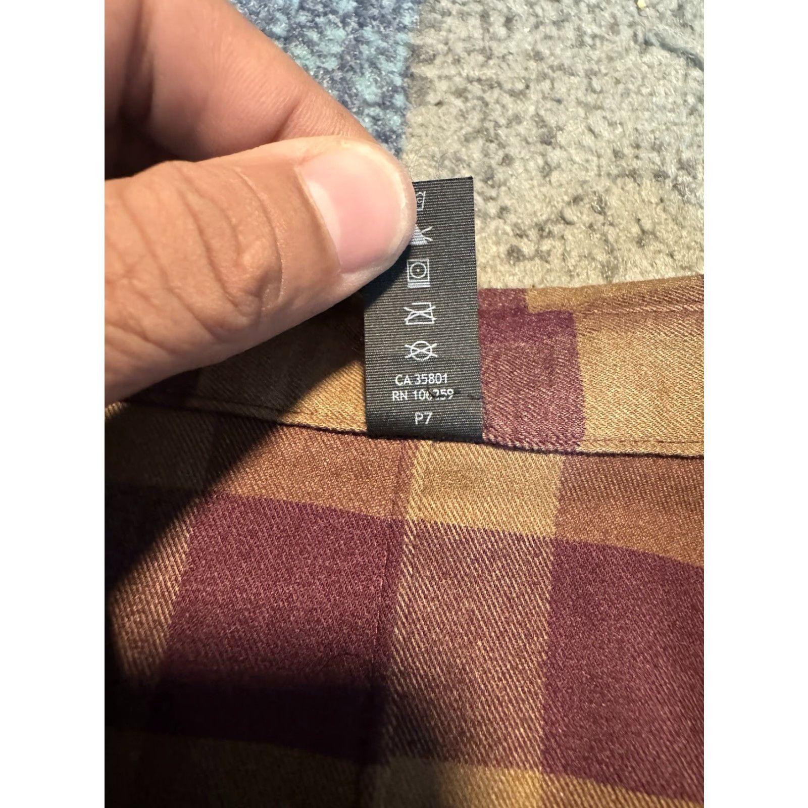 Lululemon Lululemon Shirt Men's S Long Sleeve Button-Up Flannel Mason Peaks Multicolor Plaid Casual Basketball Beach Golf Holiday Fall Spring Summer Shirts Mens Size US S / EU 44-46 / 1 - 7 Thumbnail