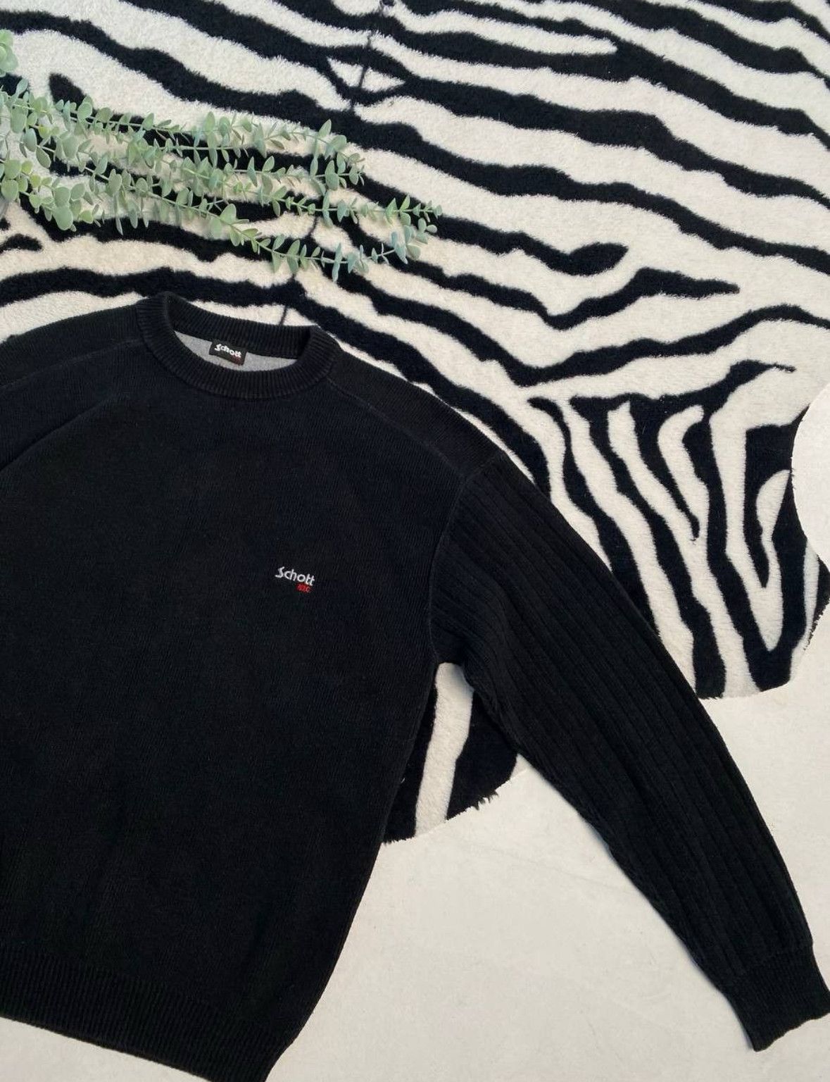 Schott × Vintage Vintage sweatshirt shcott knite travis scott boxy fit Size US XL / EU 56 / 4 - 5 Thumbnail