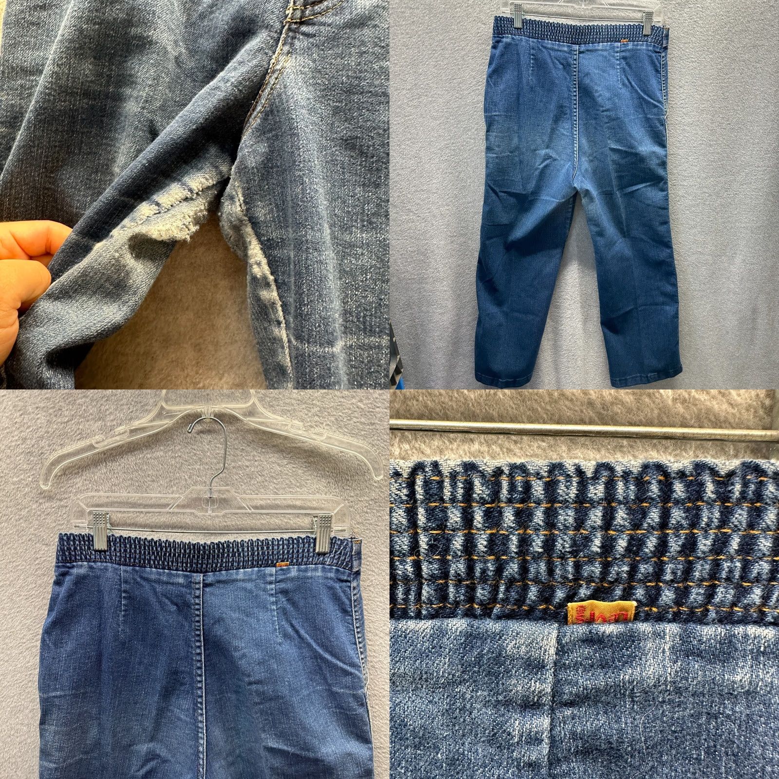 Levi's VINTAGE Levi's Jeans Womens 30 Regular Blue High Rise 70s Wide-Leg Orange Tab Jeans Mens? (note: no extra info) Size 30" / US 8 / IT 44 - 9 Thumbnail