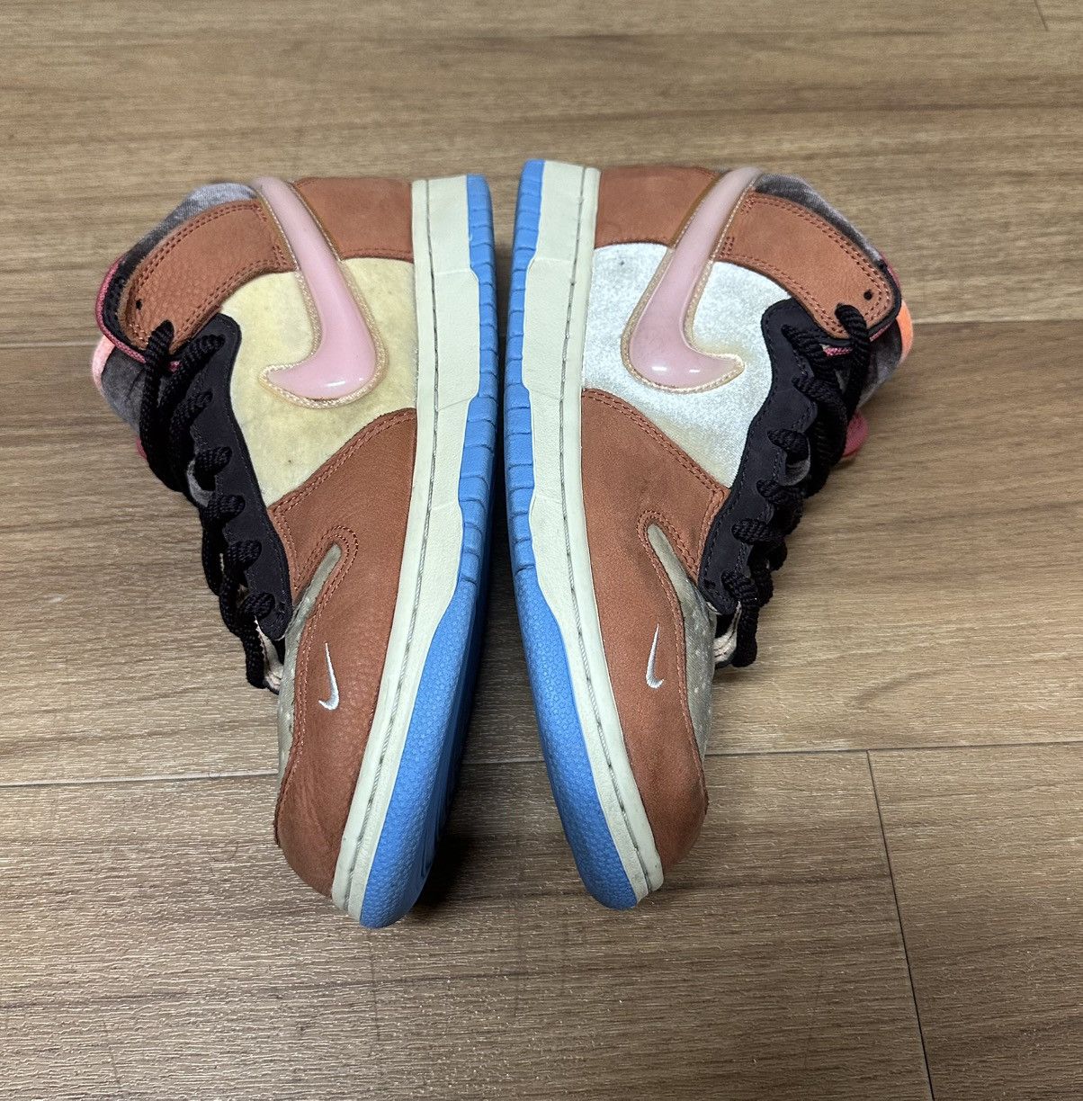 Nike Nike Social Status x Dunk Mid Chocolate Milk Size US 8 / EU 41 - 7 Thumbnail
