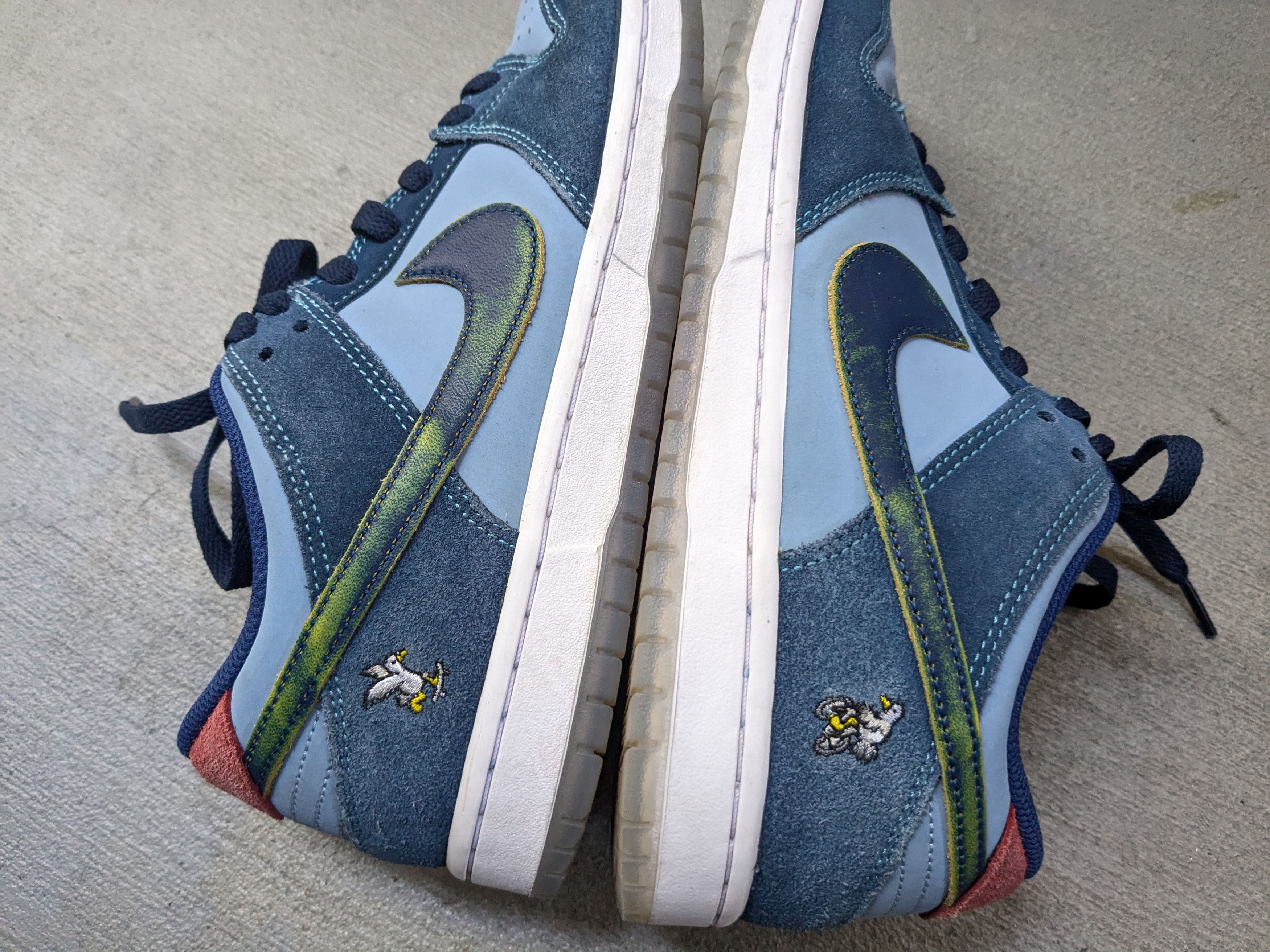 Nike Nike SB Dunk Low Pro Why So Sad? Blue Suede DX5549-400 Size US 8 / EU 41 - 13 Thumbnail