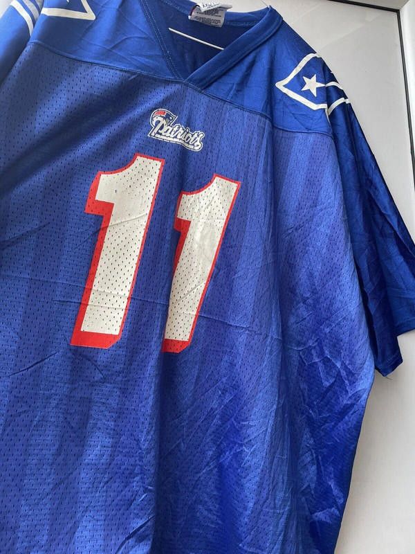 NFL New england patriot drew bledsoe#11 football jersey xxl Size ONE SIZE - 5 Thumbnail