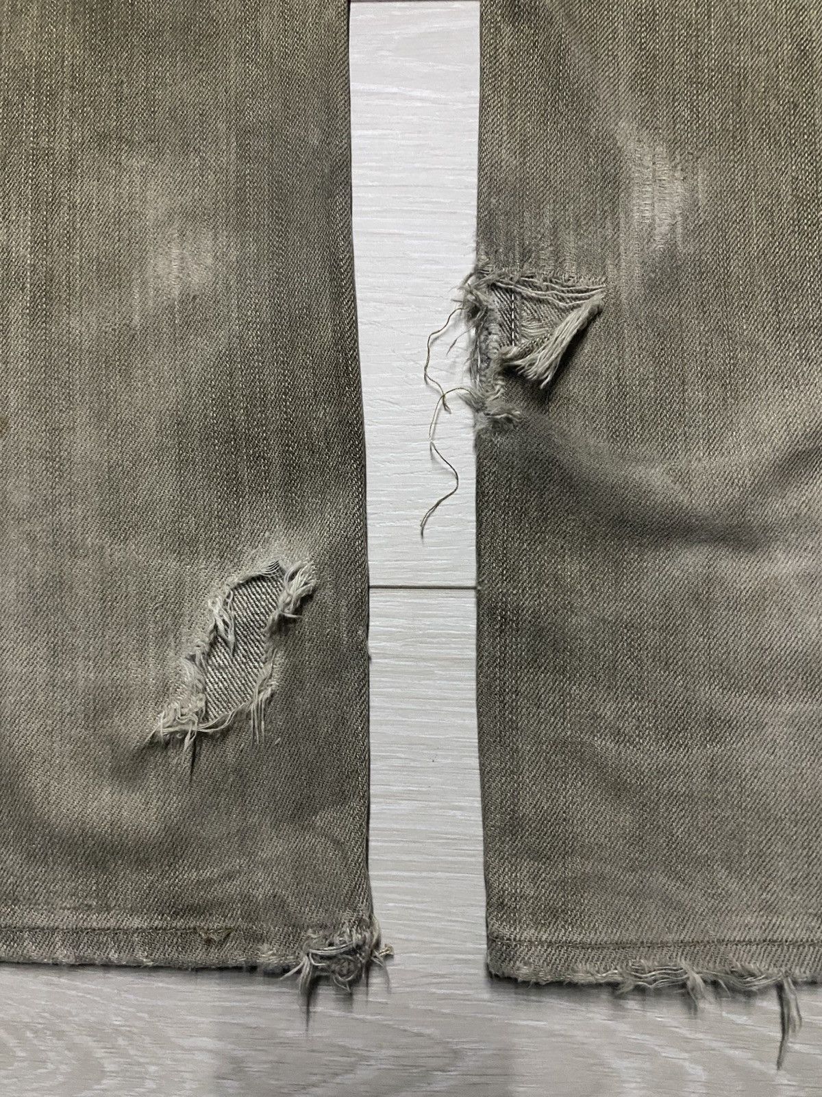 Dapper Dan × Gap Vintage Gap Denim Brown Faded Distressed Loose Jeans Size US 30 / EU 46 - 11 Thumbnail