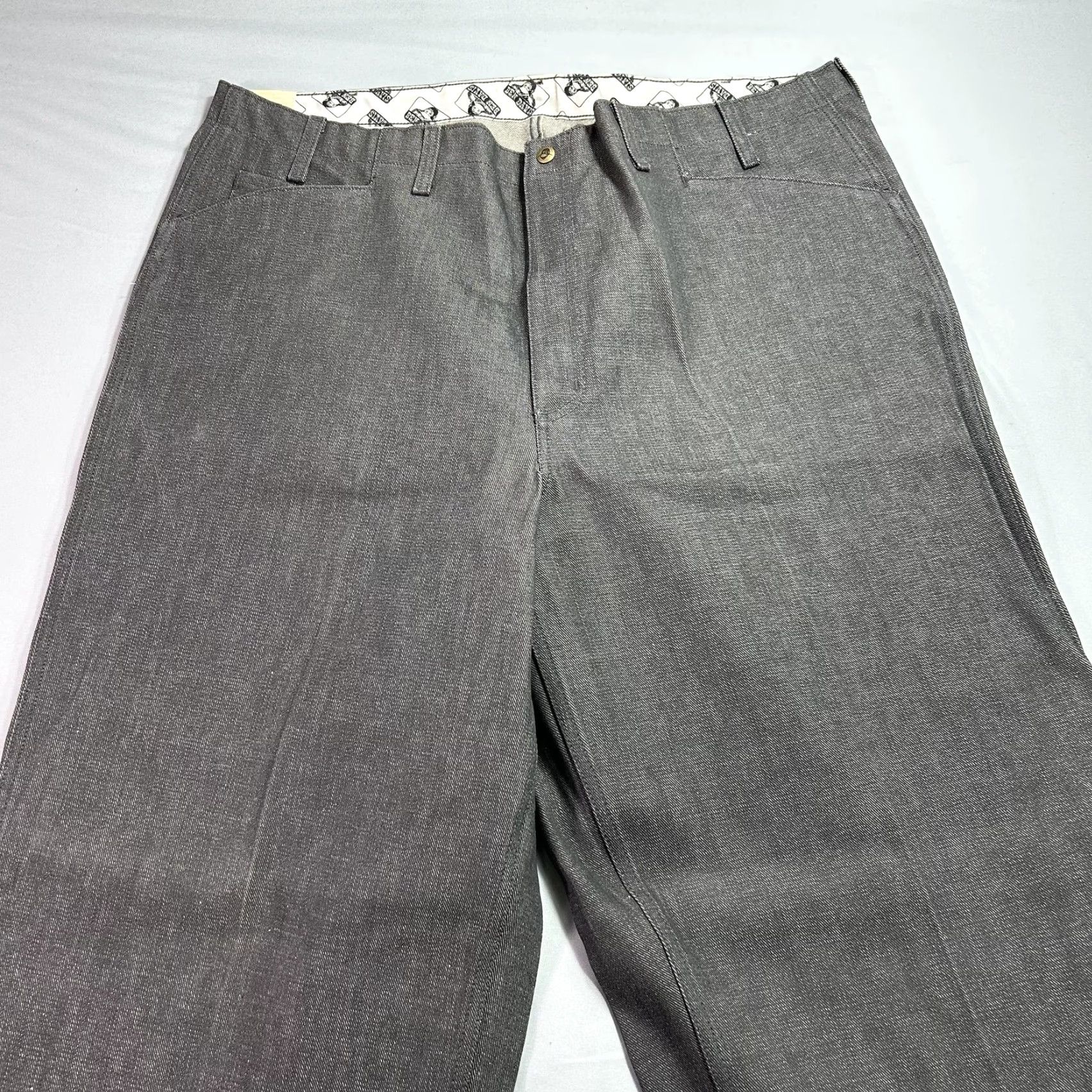 Ben Davis NEW Ben Davis Gorilla Cut Pants Mens 44x34 Gray Workwear Wide Leg Cotton USA Size US 44 / EU 60 - 4 Thumbnail