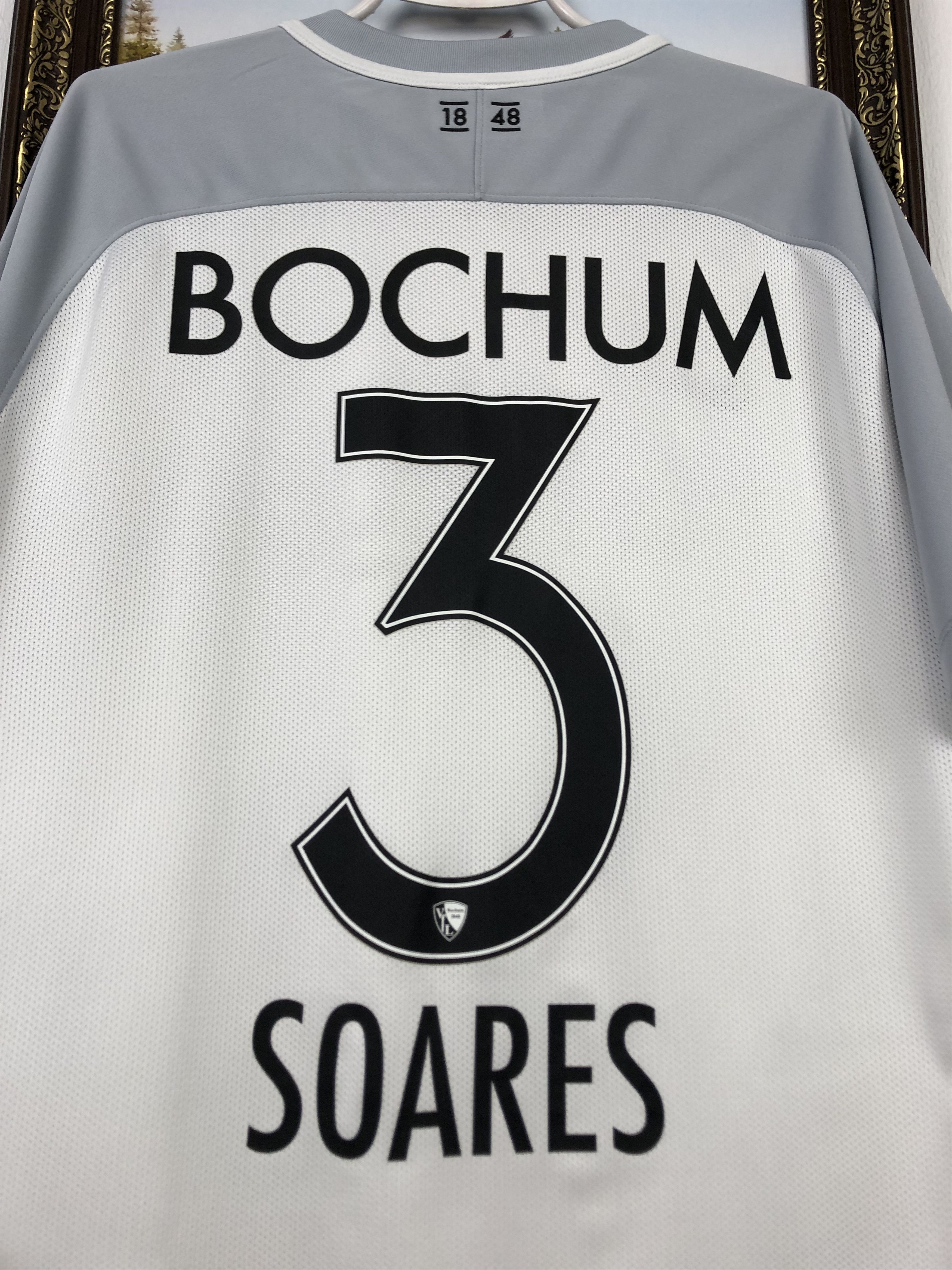 Nike VfL Bochum football shirt 2017 Soccer #3 Soares Nike Jersey Size US XXL / EU 58 / 5 - 9 Thumbnail