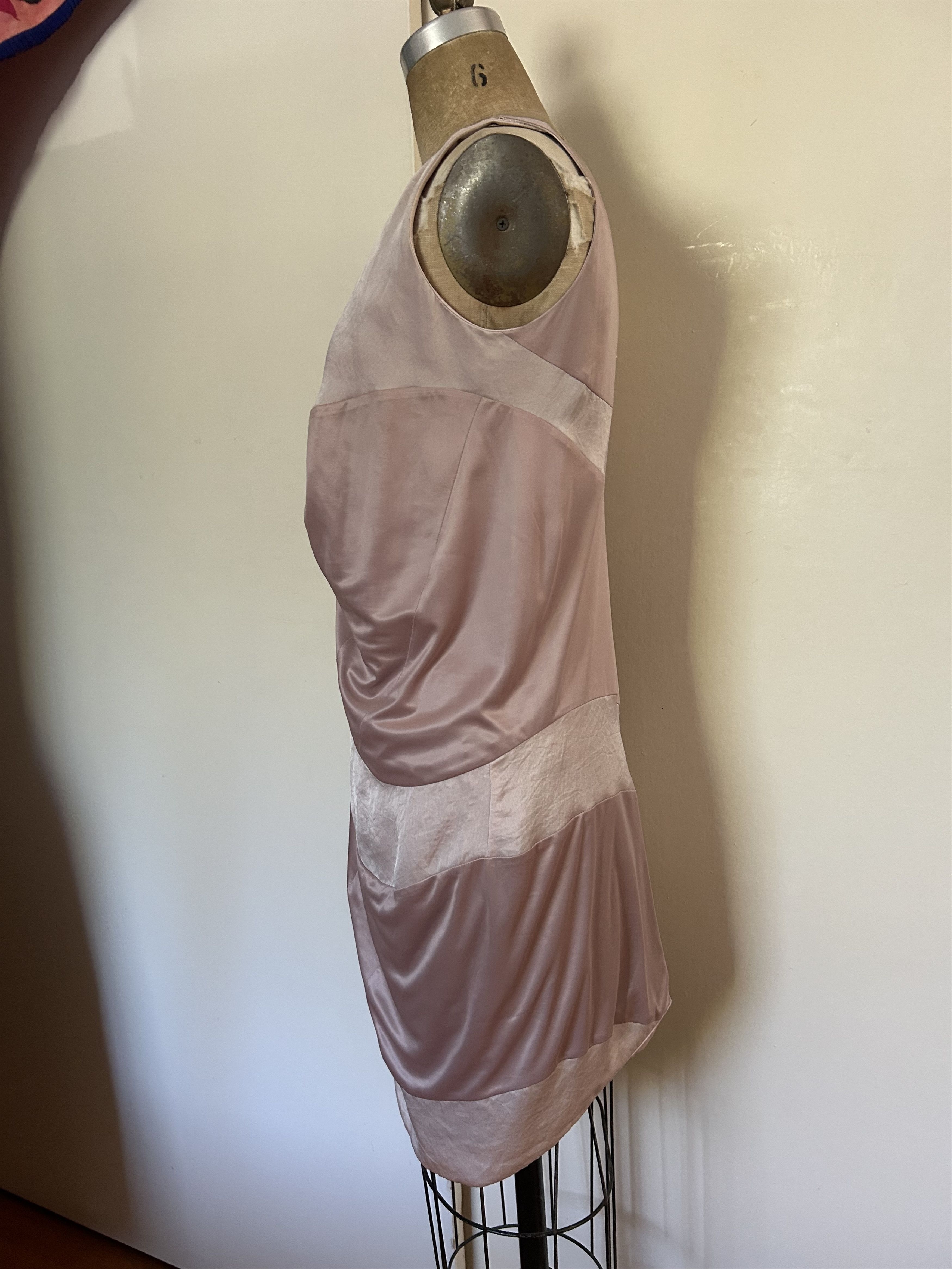 Olivier Theyskens Nina Ricci by Olivier Theyskens SS2008 Blush Slip Dress Size M / US 6-8 / IT 42-44 - 4 Thumbnail