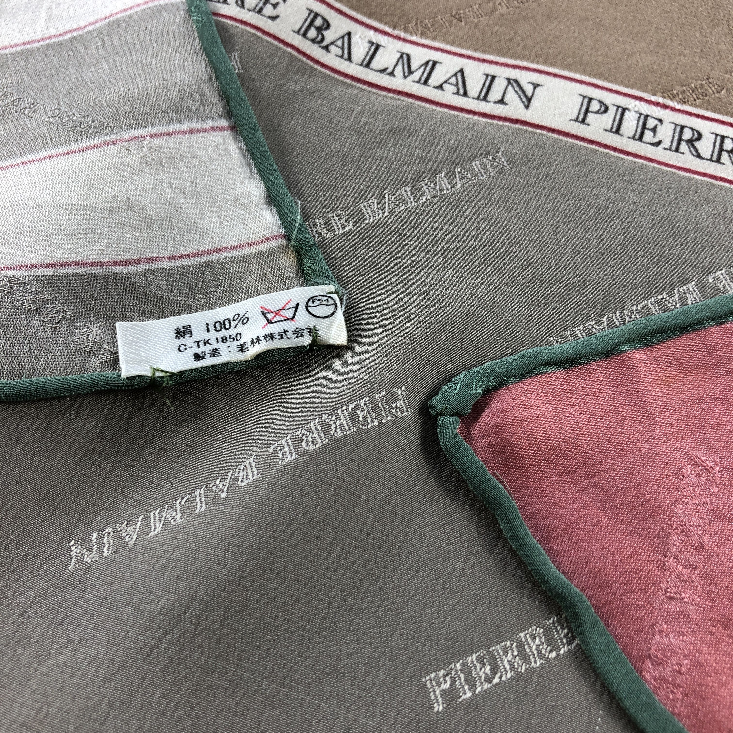 Pierre Balmain Vintage Pierre Balmain Silk Scarf M1258 Size ONE SIZE - 5 Thumbnail