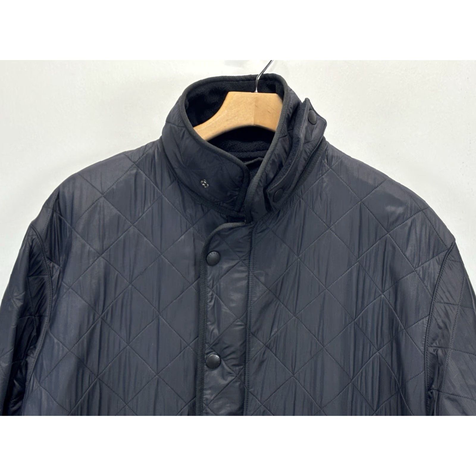 Barbour Barbour Quilted Barn Chore Coat Jacket Sz X-Large Mens Black Fleece Lined Size US XL / EU 56 / 4 - 2 Thumbnail