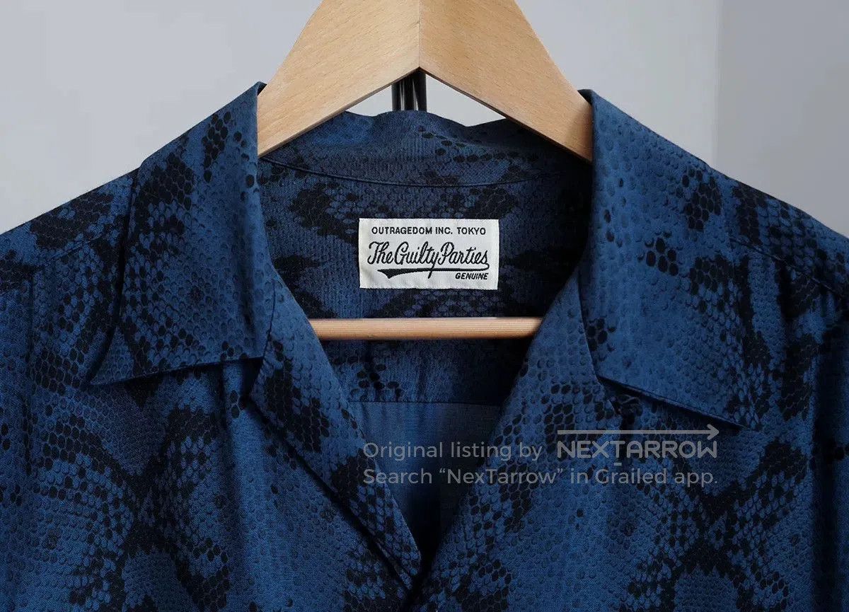 Wacko Maria wacko maria short sleeve snake pattern shirt. Size US L / EU 52-54 / 3 - 4 Thumbnail