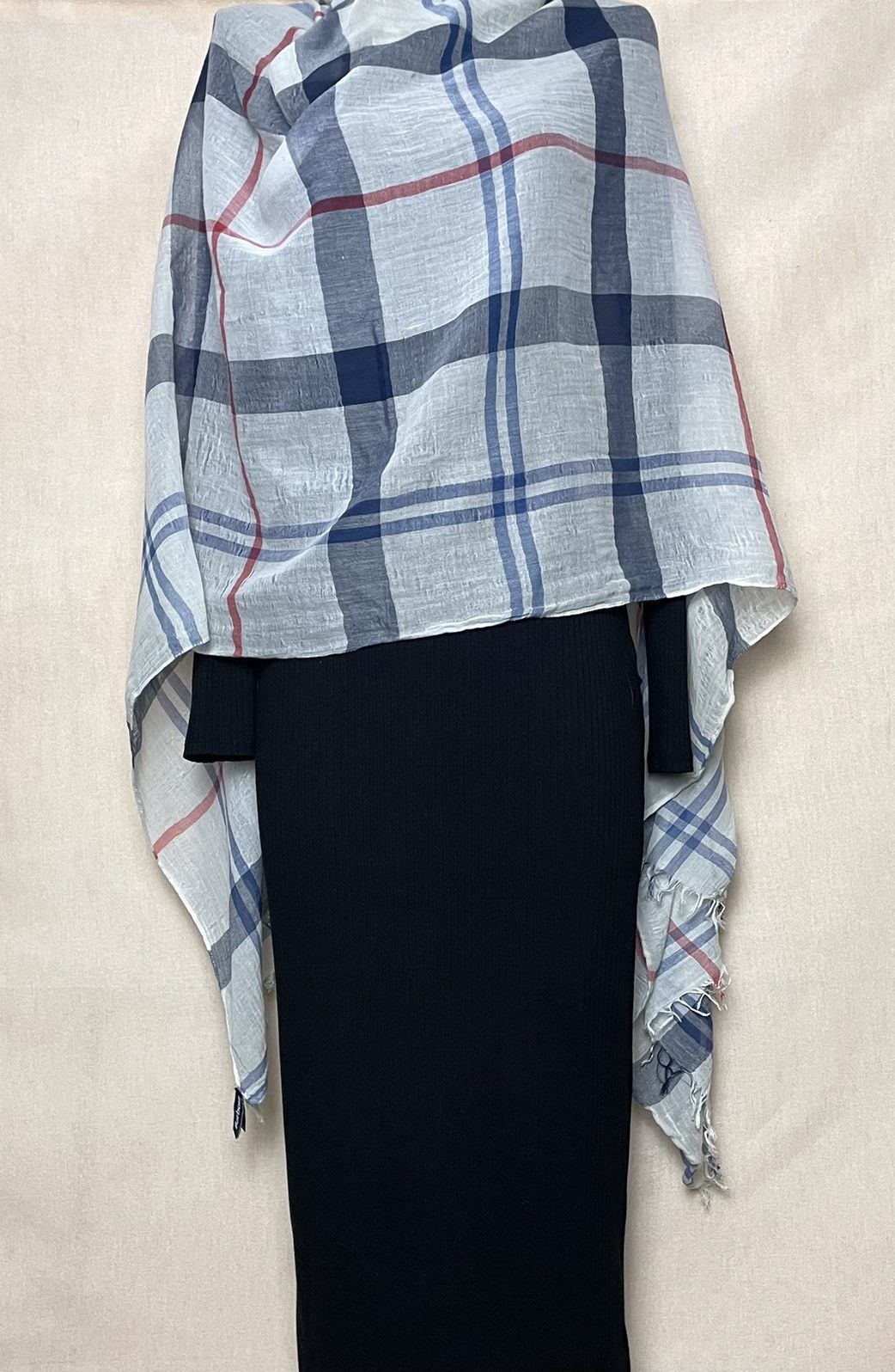 Barbour Barbour white tartan cotton scarf Size ONE SIZE - 4 Thumbnail