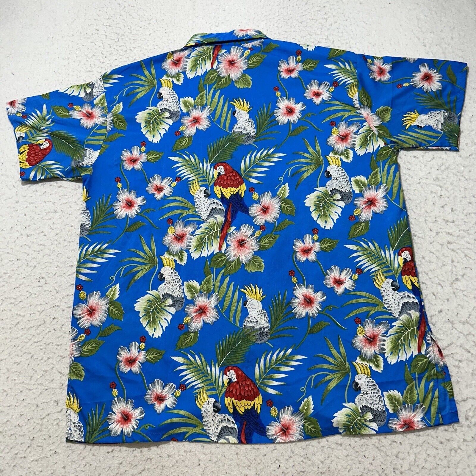 Other Double Decker Large Hawaiian Button Up Shirt Cockatoo Birds Size US L / EU 52-54 / 3 - 10 Thumbnail