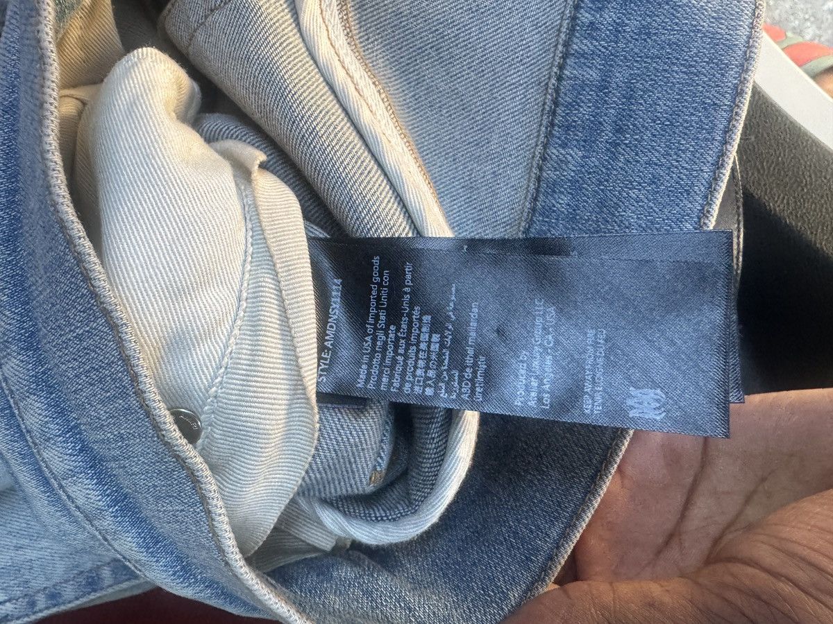 Amiri Amiri Embroidery Clay Indigo Size US 34 / EU 50 - 9 Thumbnail
