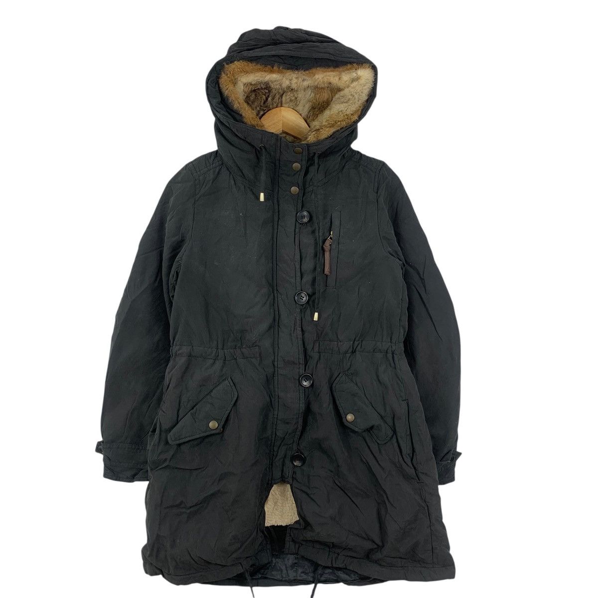 SHIPS SHIPS JAPAN Faux Fur Shearling Parka Heavy Coat Jacket Size S / US 4 / IT 40 - 3 Thumbnail