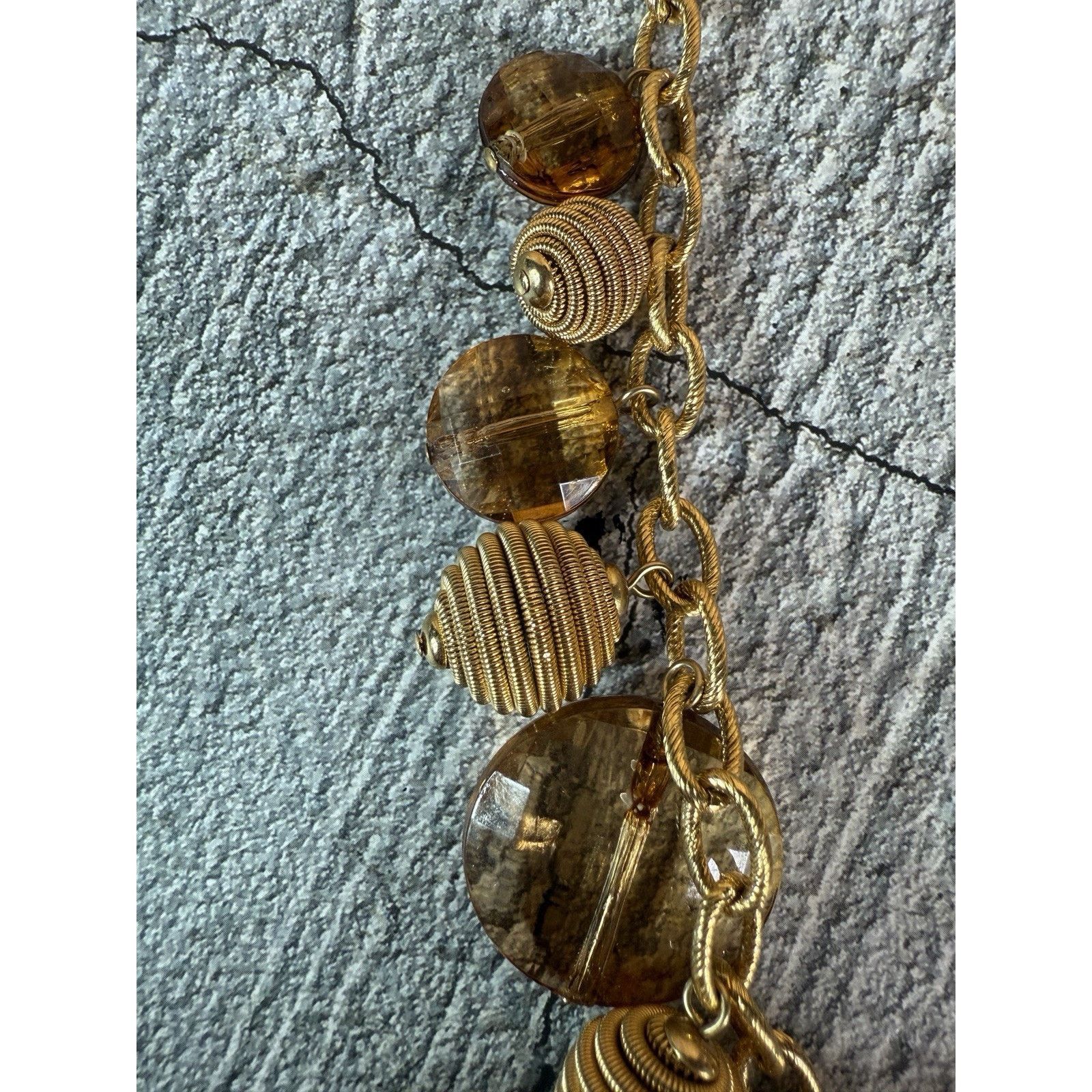 Kate Spade Kate Spade New York Women's Gold Acorn Faux Amber Necklace Size ONE SIZE - 9 Thumbnail