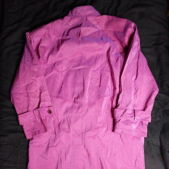 Jones New York Vintage Jones New York Iridescent Cloak Raincoat Jacket Size ONE SIZE - 6 Thumbnail