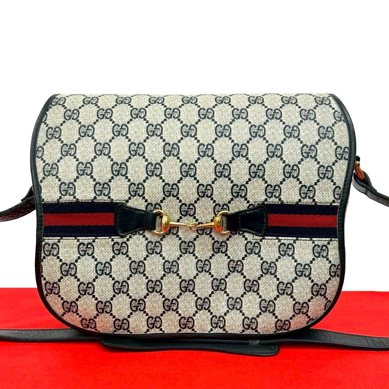 Gucci Gucci Gucci Old Gucci PVC Leather Shoulder Bag Leather Shoulder Bag DUTY FREE for USA Size ONE SIZE - 1 Thumbnail