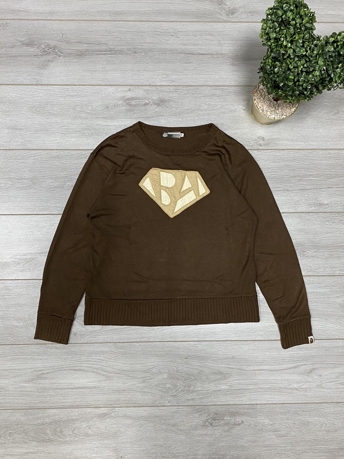 Bape Bape BA big logo sweater Size US M / EU 48-50 / 2 - 1 Thumbnail