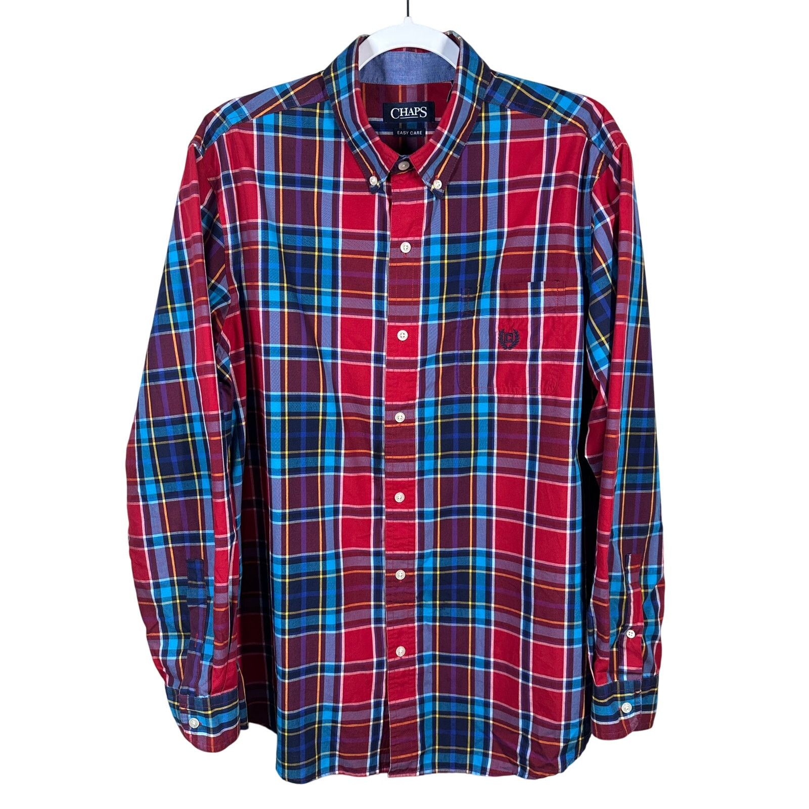 Chaps Chaps Men’s Large Button-Down Shirt | Classic Casual Size US L / EU 52-54 / 3 - 1 Thumbnail