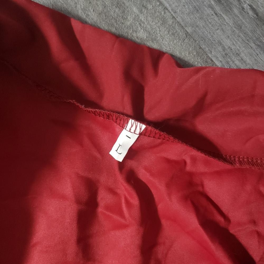 Designer Dark Red Classic Duster Cardigan Size L / US 10 / IT 46 - 3 Thumbnail