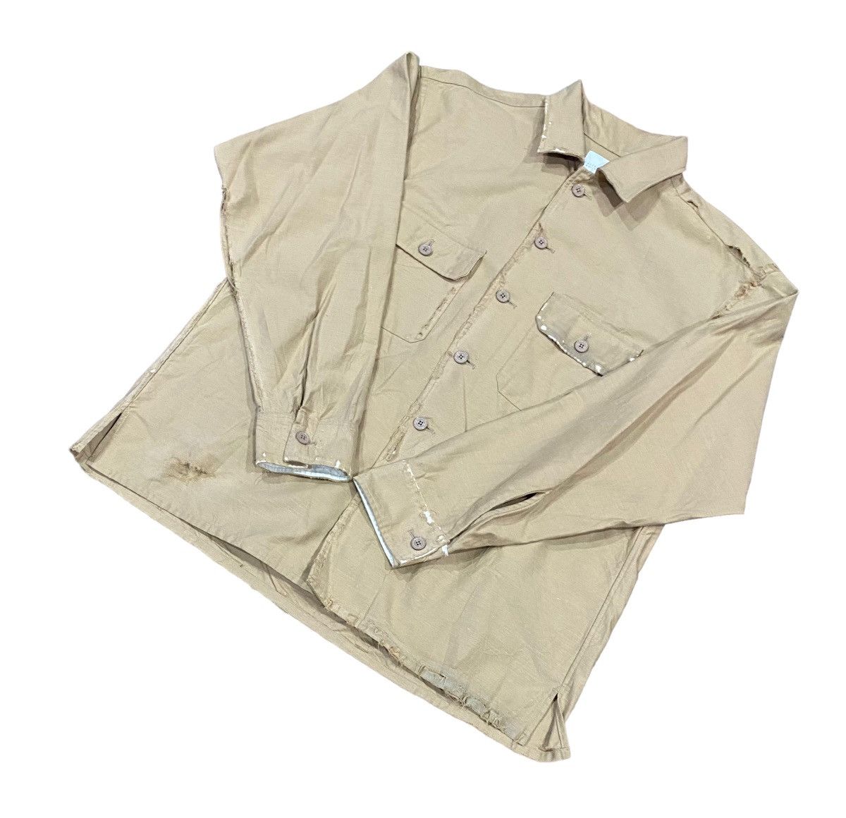 Mackintosh Mackintosh Philosophy Distressed Design Button Shirt Size US M / EU 48-50 / 2 - 15 Thumbnail