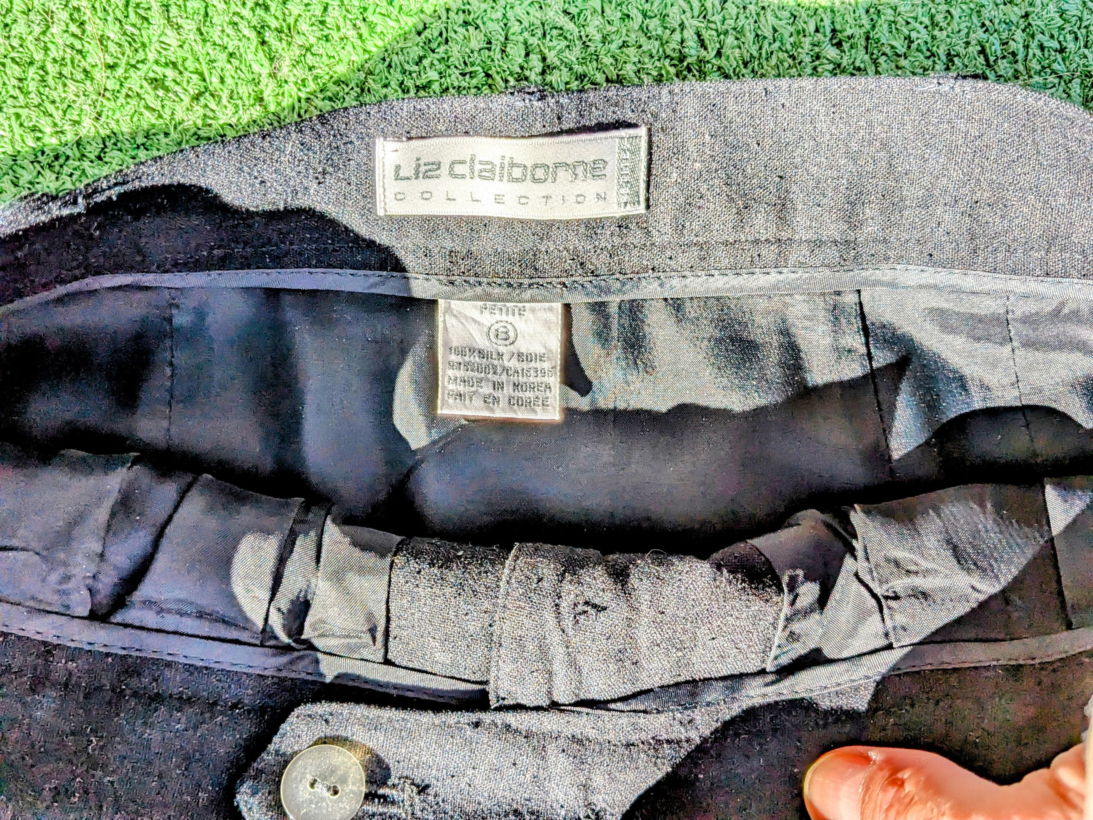 Liz Claiborne Liz Claiborne Petites Vintage Silk Pockets Button-Down Skirt Size 28" / US 6 / IT 42 - 7 Thumbnail