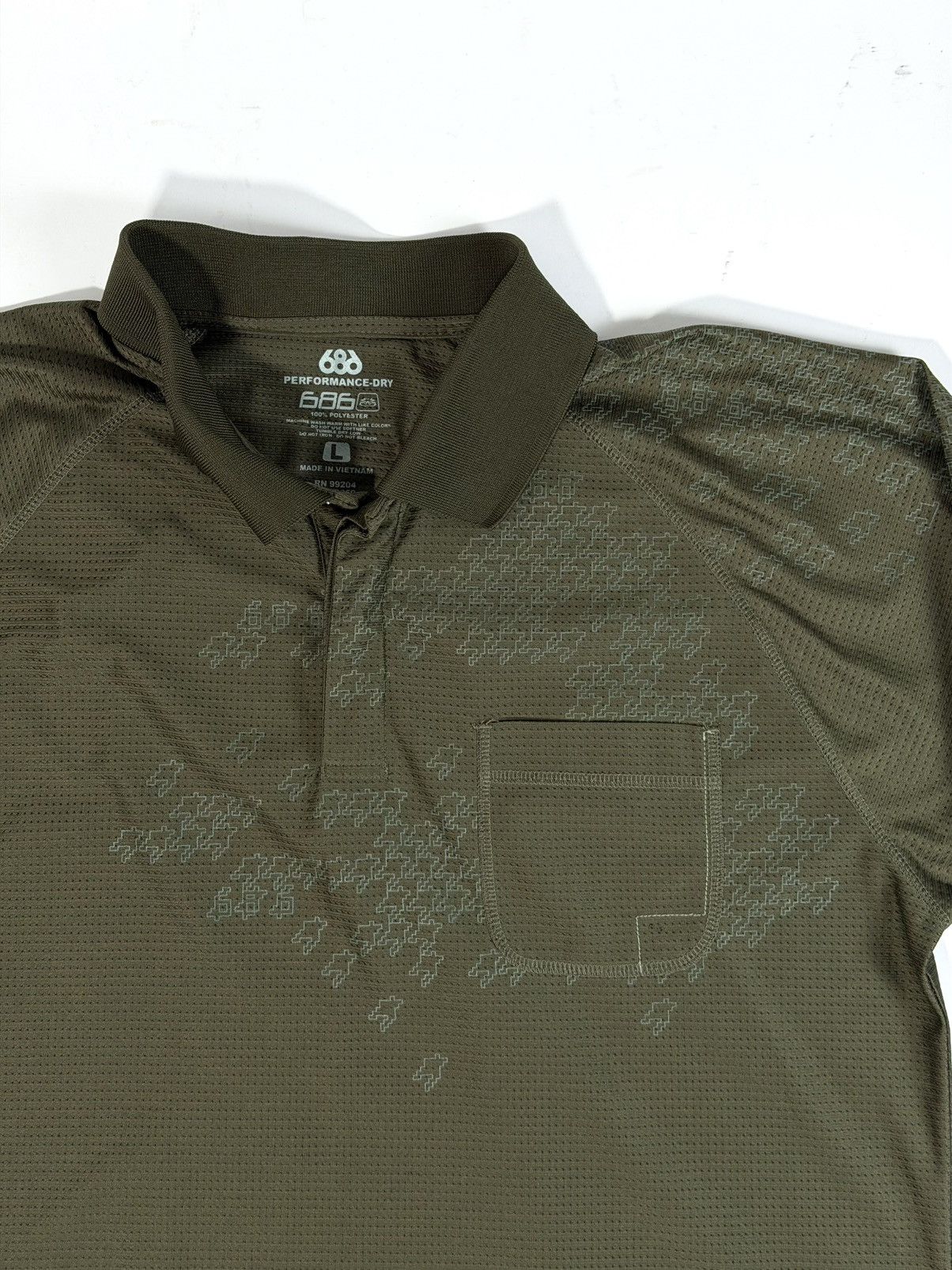 686 686 Printed Polo Long Sleeve Size US L / EU 52-54 / 3 - 3 Thumbnail