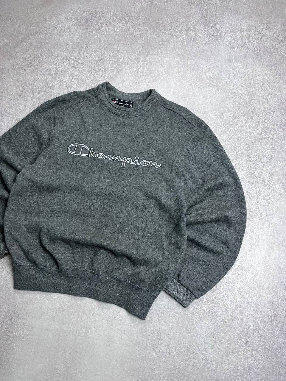 Champion × Vintage Vintage Champion Made In USA Boxy Sweatshirt Y2K M Size US M / EU 48-50 / 2 - 2 Thumbnail