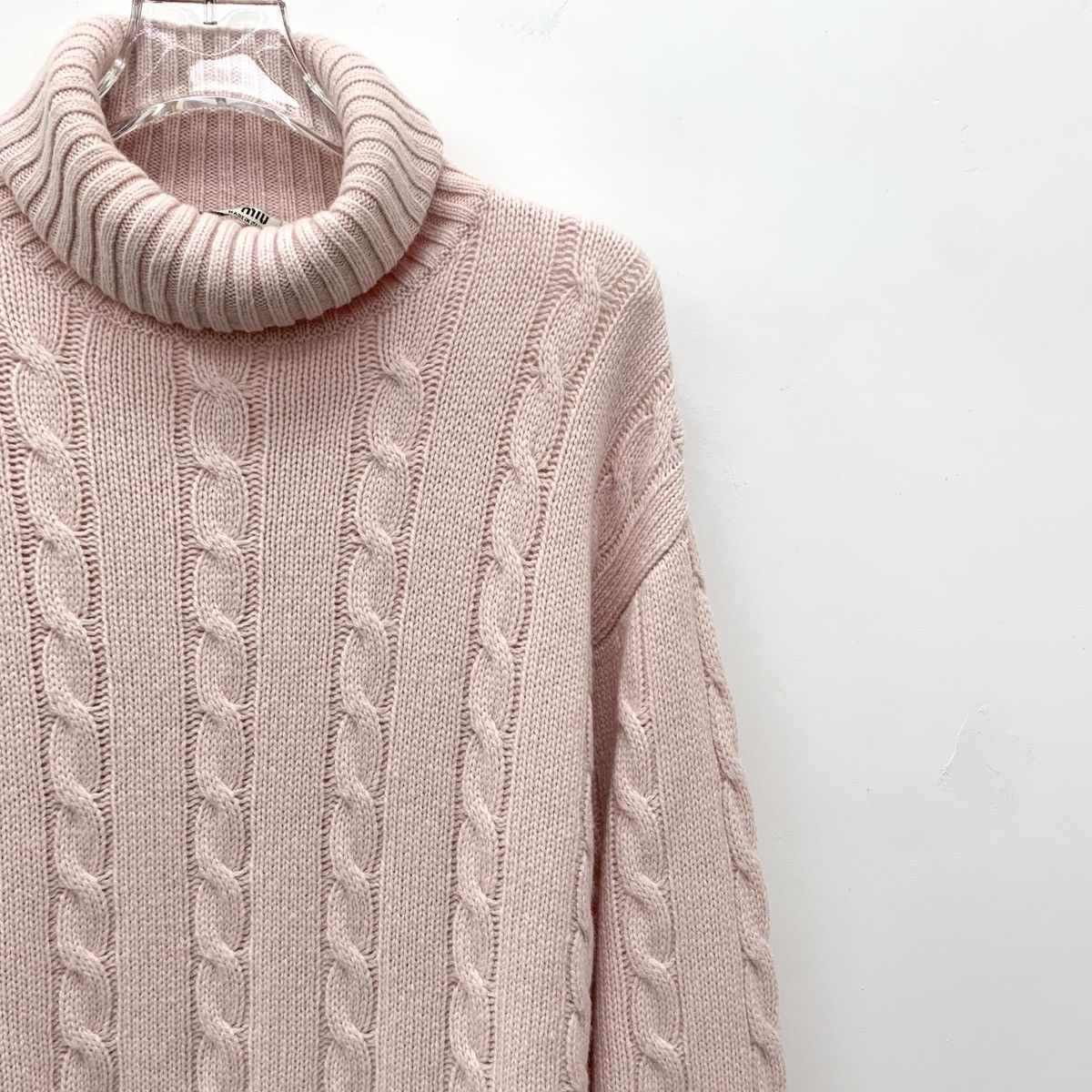 Miu Miu Miu Miu Cashmere Turtleneck Long Sleeve Knit Sweater K26WX Size S / US 4 / IT 40 - 3 Thumbnail
