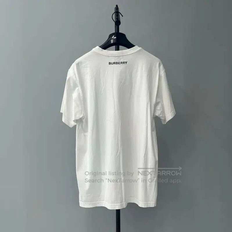 Burberry Burberry White Cotton Summer T-Shirt for Women. Size XXS / US 00 / IT 34 - 2 Thumbnail