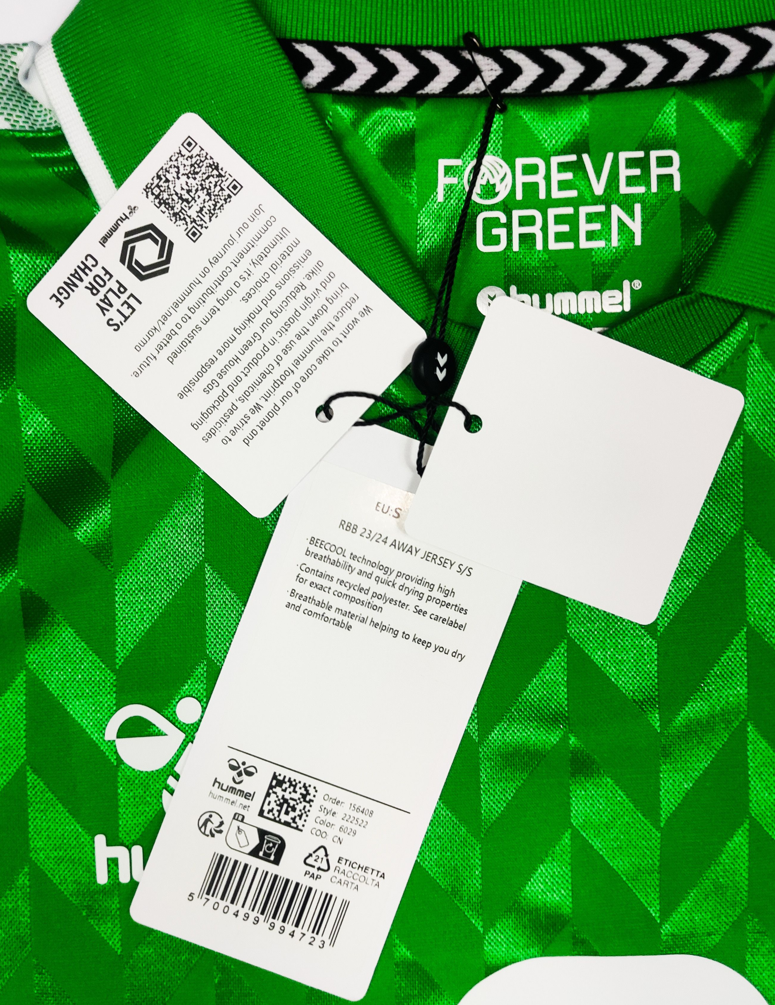 Hummel BNWT Real Betis 2023 2024 Hummel Away Shirt Size US S / EU 44-46 / 1 - 5 Thumbnail