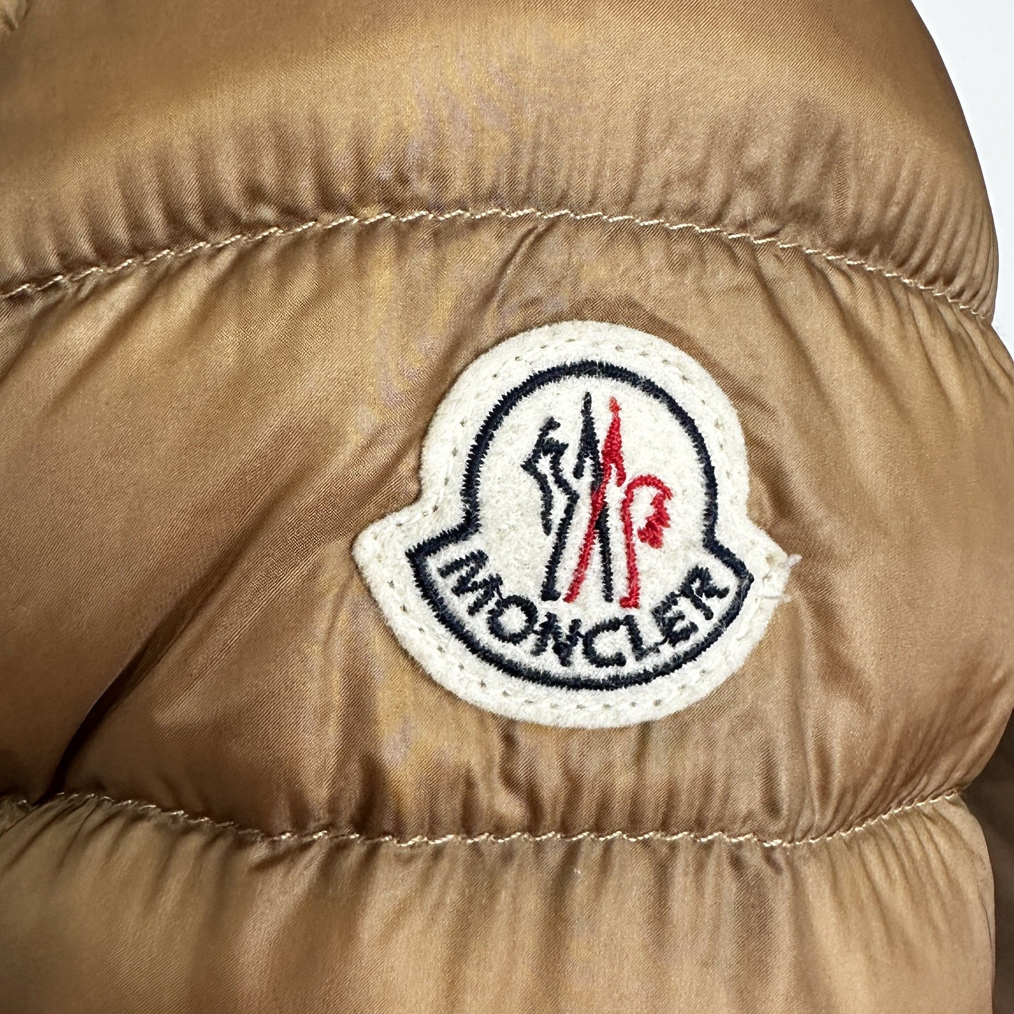 Moncler MONCLER Eden Light Down Jacket Size2 XS-S Beige Luxury Brand Size S / US 4 / IT 40 - 4 Thumbnail
